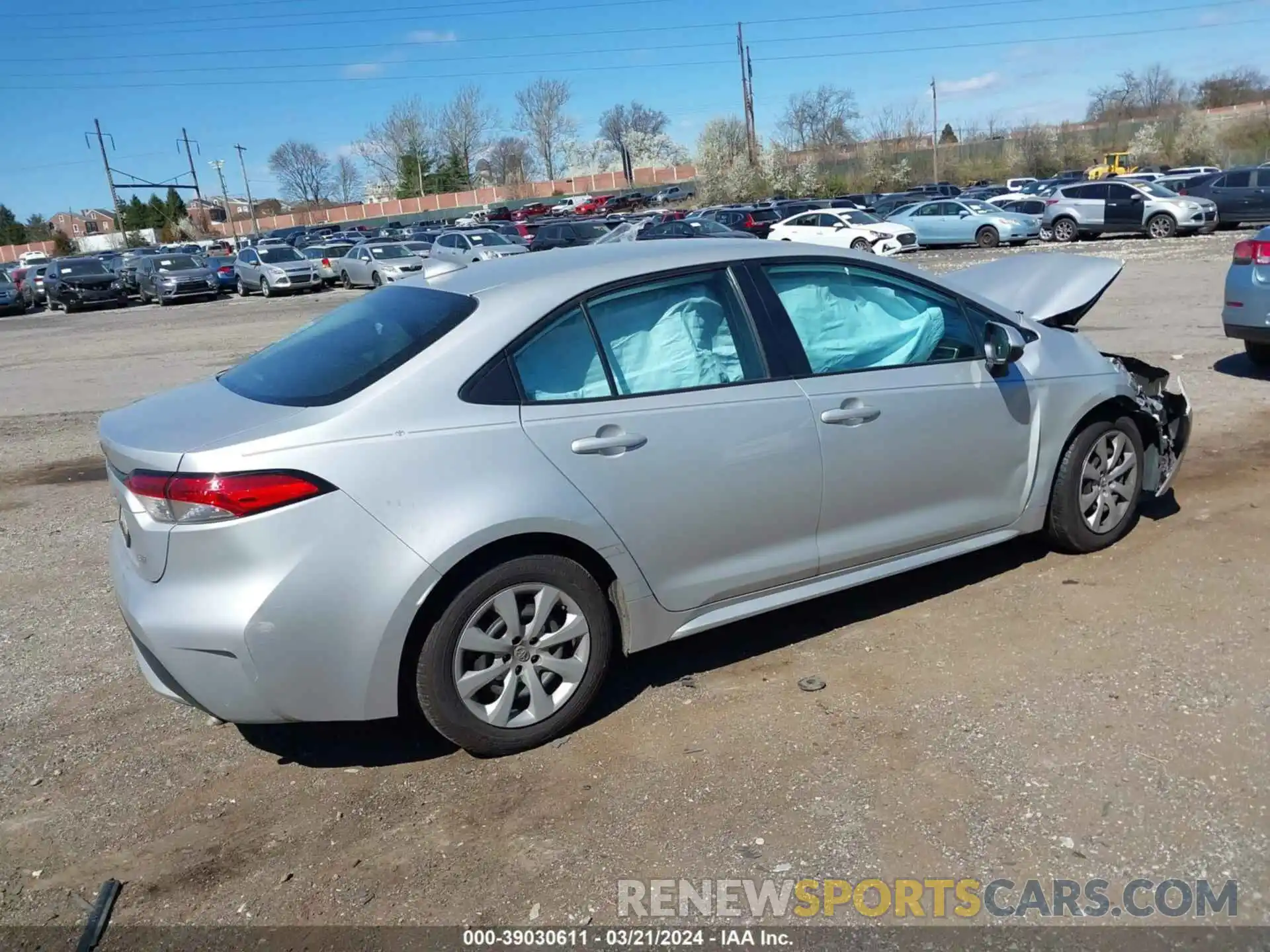 4 Photograph of a damaged car 5YFEPMAE9MP168069 TOYOTA COROLLA 2021