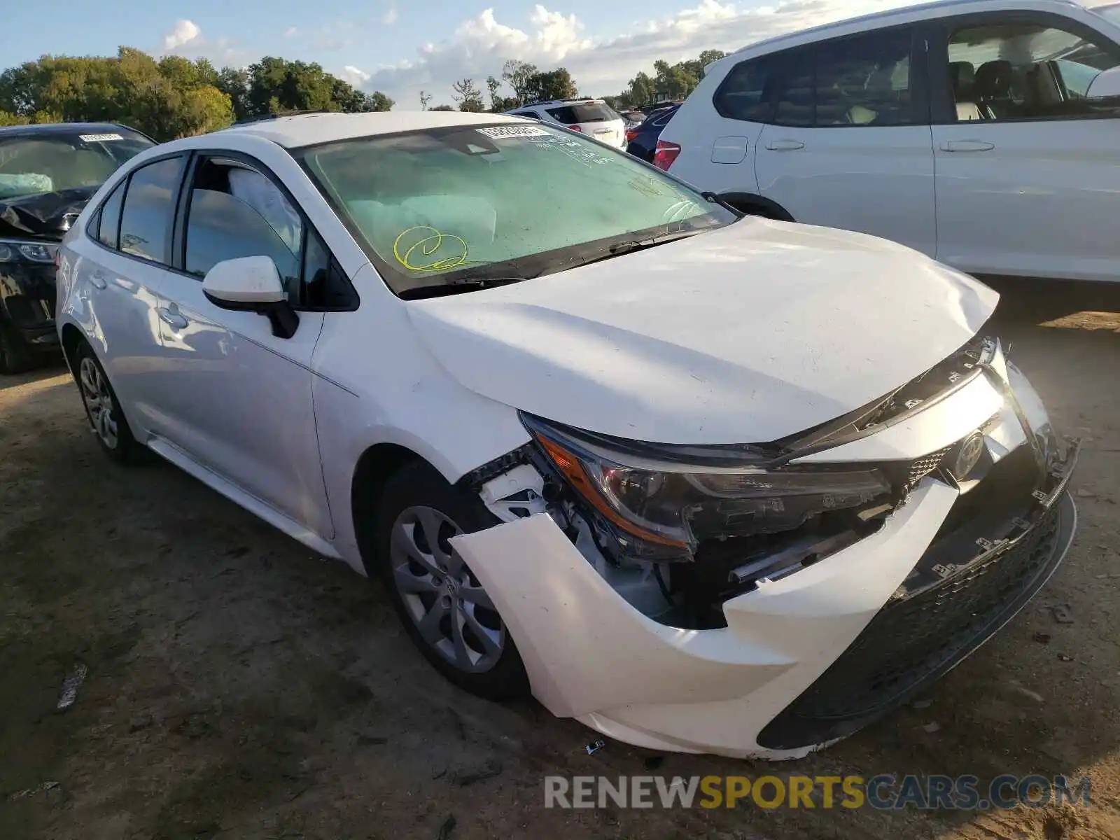 1 Photograph of a damaged car 5YFEPMAE9MP168797 TOYOTA COROLLA 2021