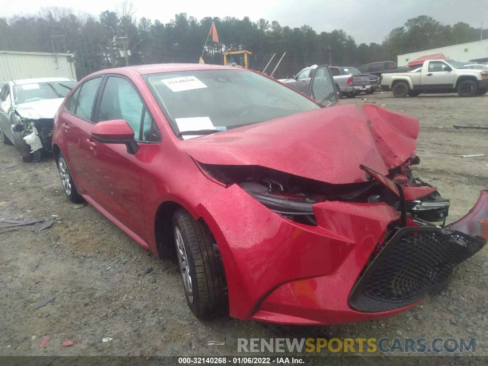 1 Photograph of a damaged car 5YFEPMAE9MP168864 TOYOTA COROLLA 2021