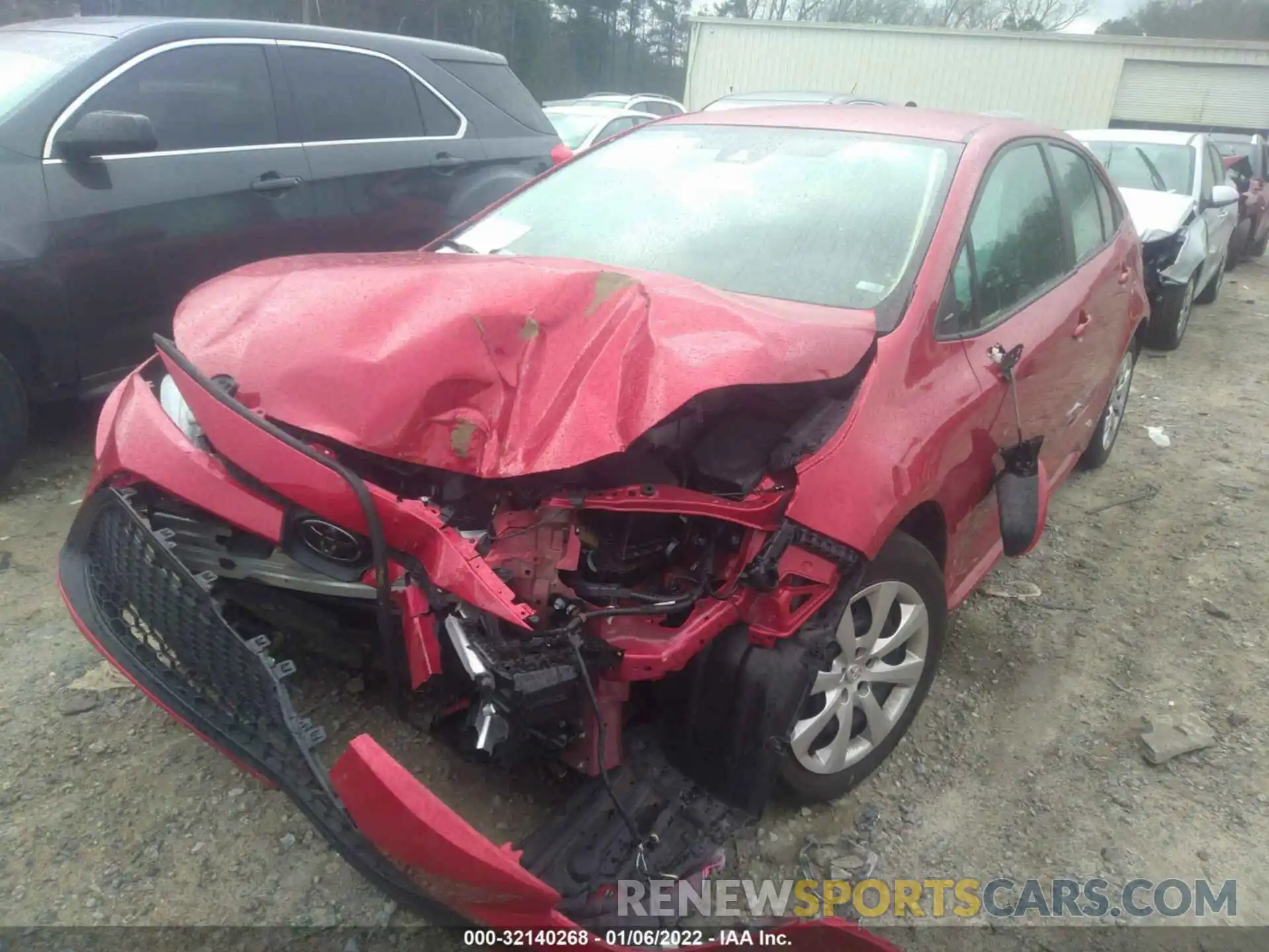 2 Photograph of a damaged car 5YFEPMAE9MP168864 TOYOTA COROLLA 2021