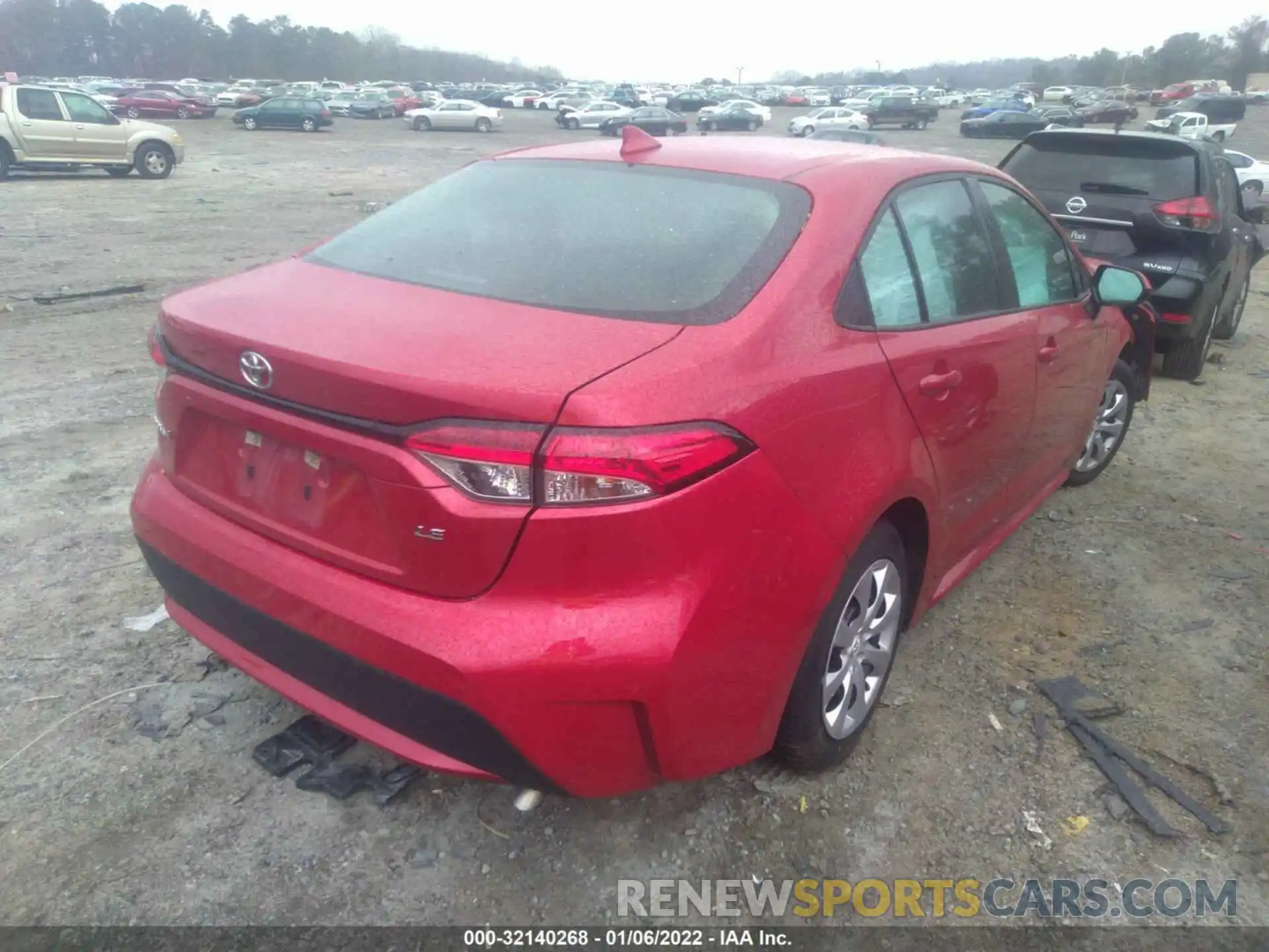 4 Photograph of a damaged car 5YFEPMAE9MP168864 TOYOTA COROLLA 2021