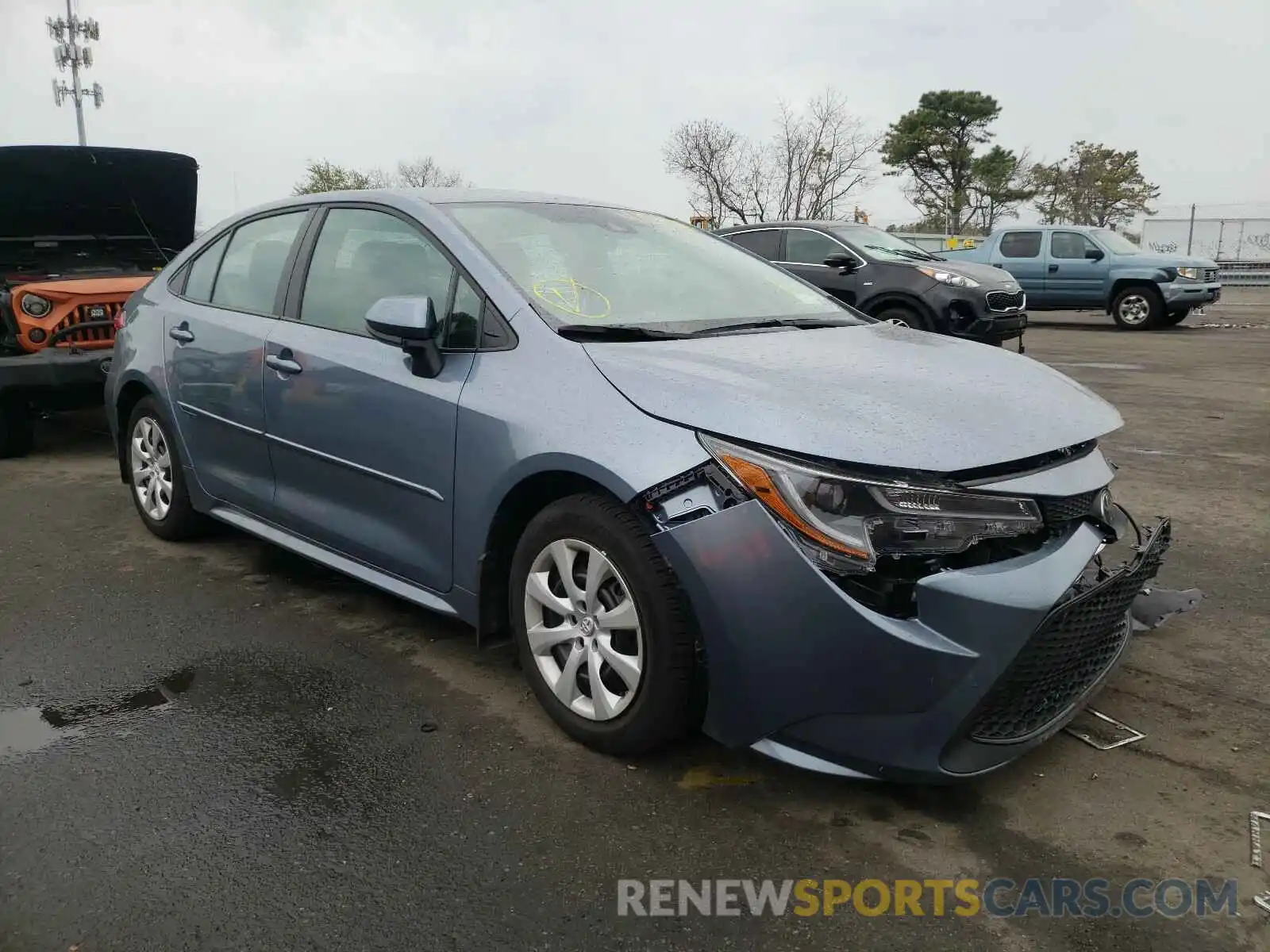 1 Photograph of a damaged car 5YFEPMAE9MP169545 TOYOTA COROLLA 2021