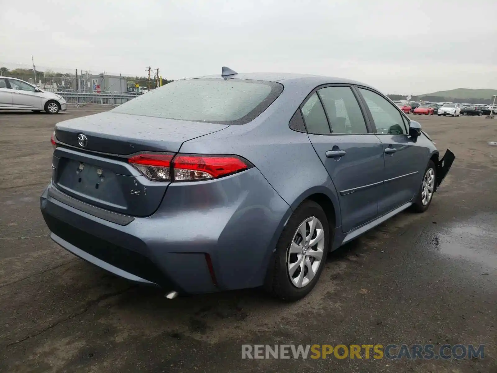 4 Photograph of a damaged car 5YFEPMAE9MP169545 TOYOTA COROLLA 2021