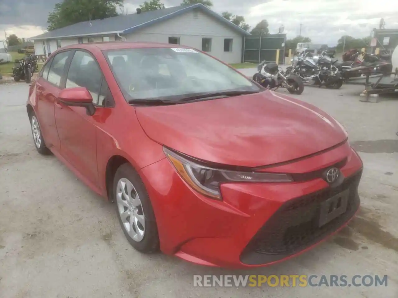 1 Photograph of a damaged car 5YFEPMAE9MP169724 TOYOTA COROLLA 2021