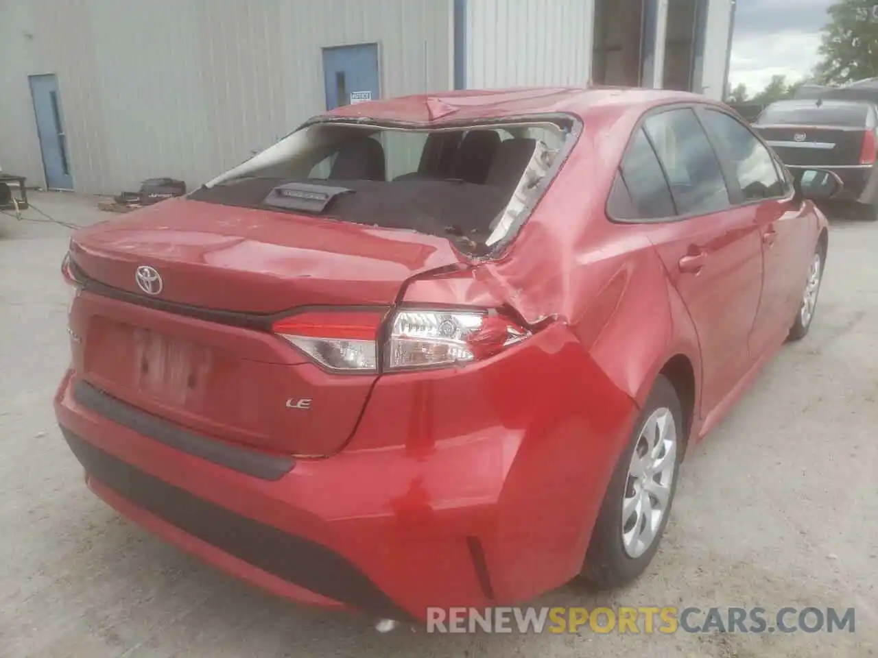 4 Photograph of a damaged car 5YFEPMAE9MP169724 TOYOTA COROLLA 2021