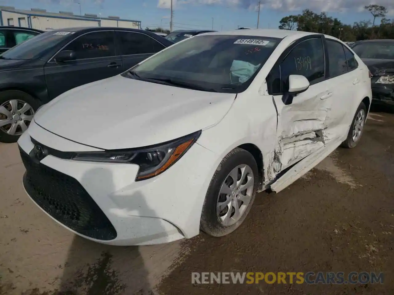 2 Photograph of a damaged car 5YFEPMAE9MP170033 TOYOTA COROLLA 2021