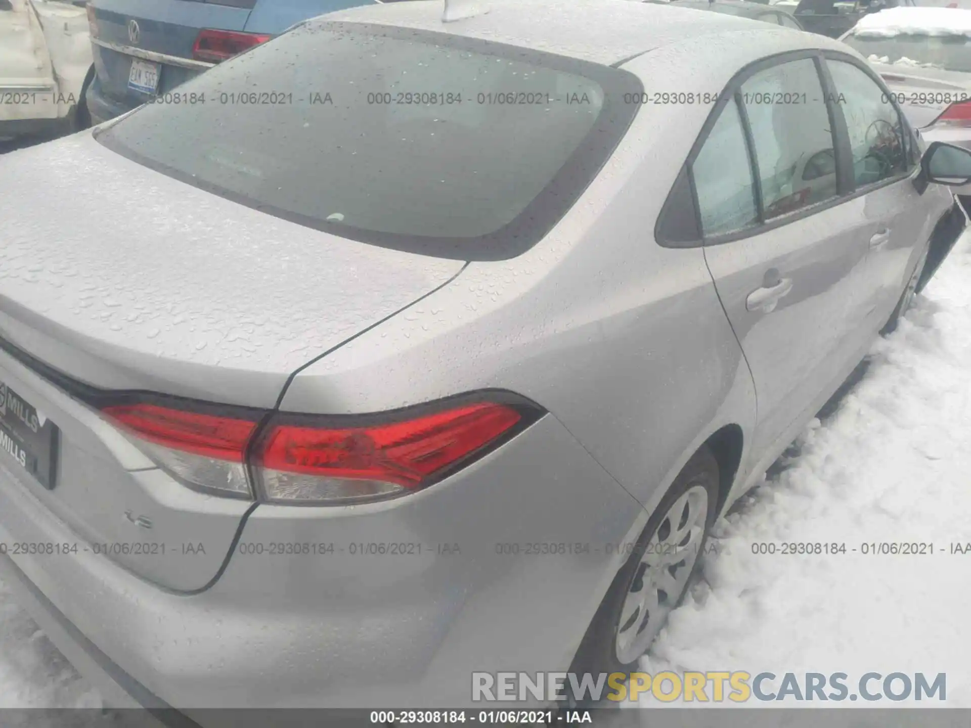 4 Photograph of a damaged car 5YFEPMAE9MP170100 TOYOTA COROLLA 2021