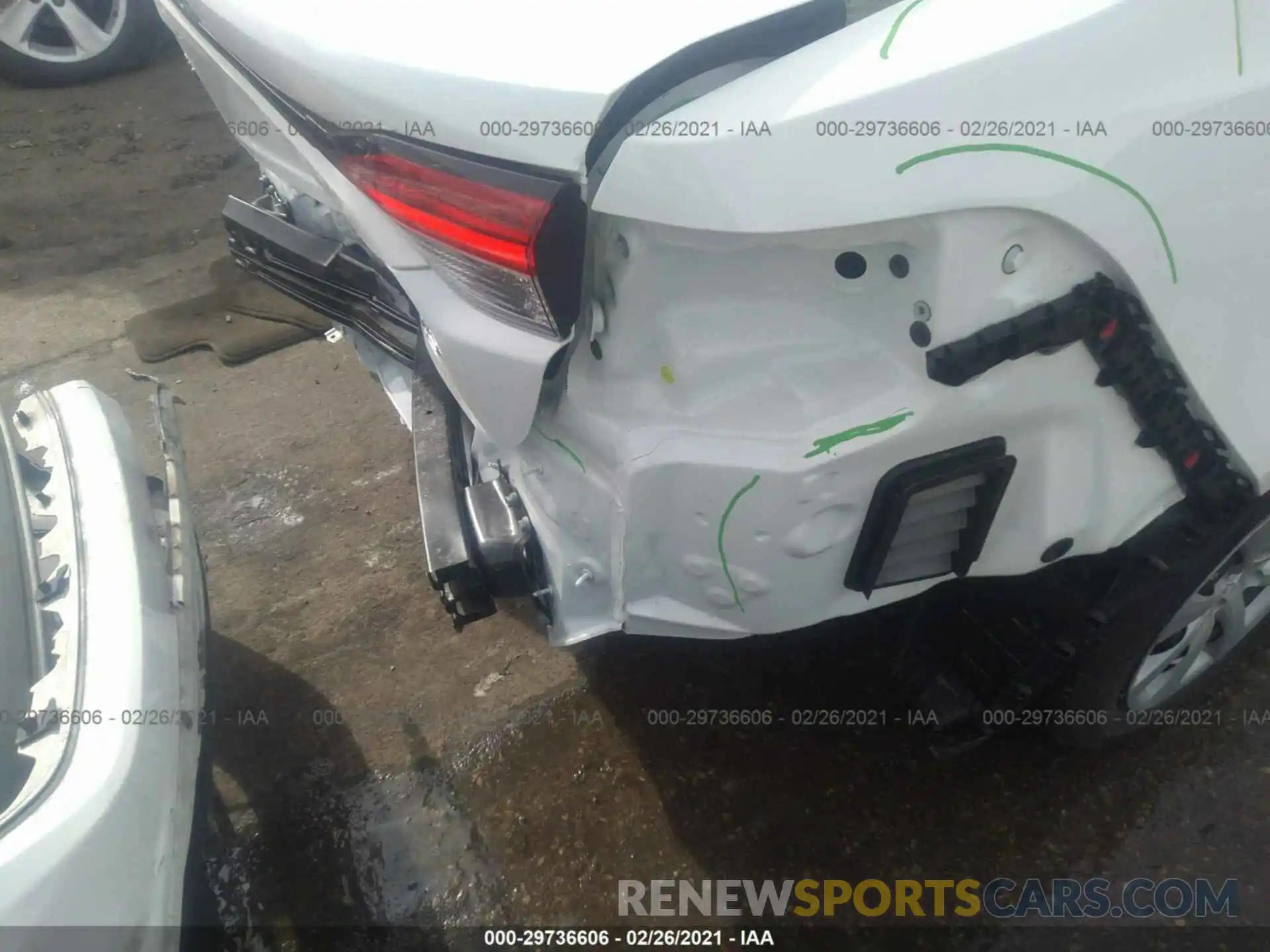 6 Фотография поврежденного автомобиля 5YFEPMAE9MP170159 TOYOTA COROLLA 2021