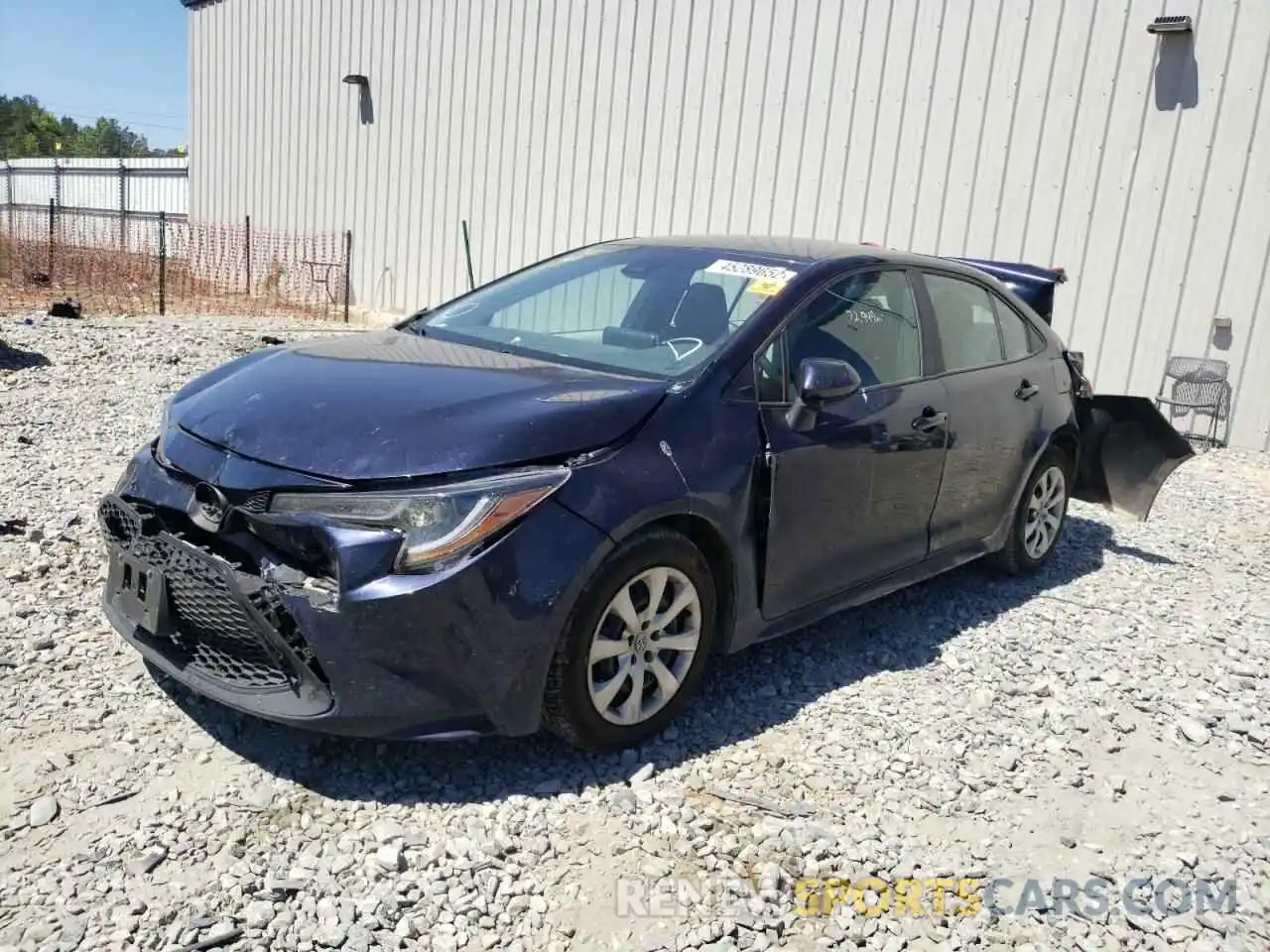 2 Photograph of a damaged car 5YFEPMAE9MP171361 TOYOTA COROLLA 2021