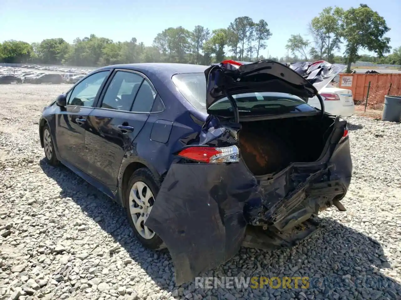 3 Photograph of a damaged car 5YFEPMAE9MP171361 TOYOTA COROLLA 2021