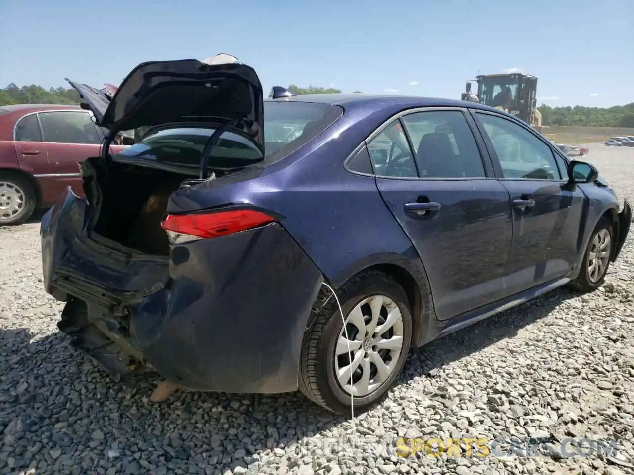 4 Photograph of a damaged car 5YFEPMAE9MP171361 TOYOTA COROLLA 2021