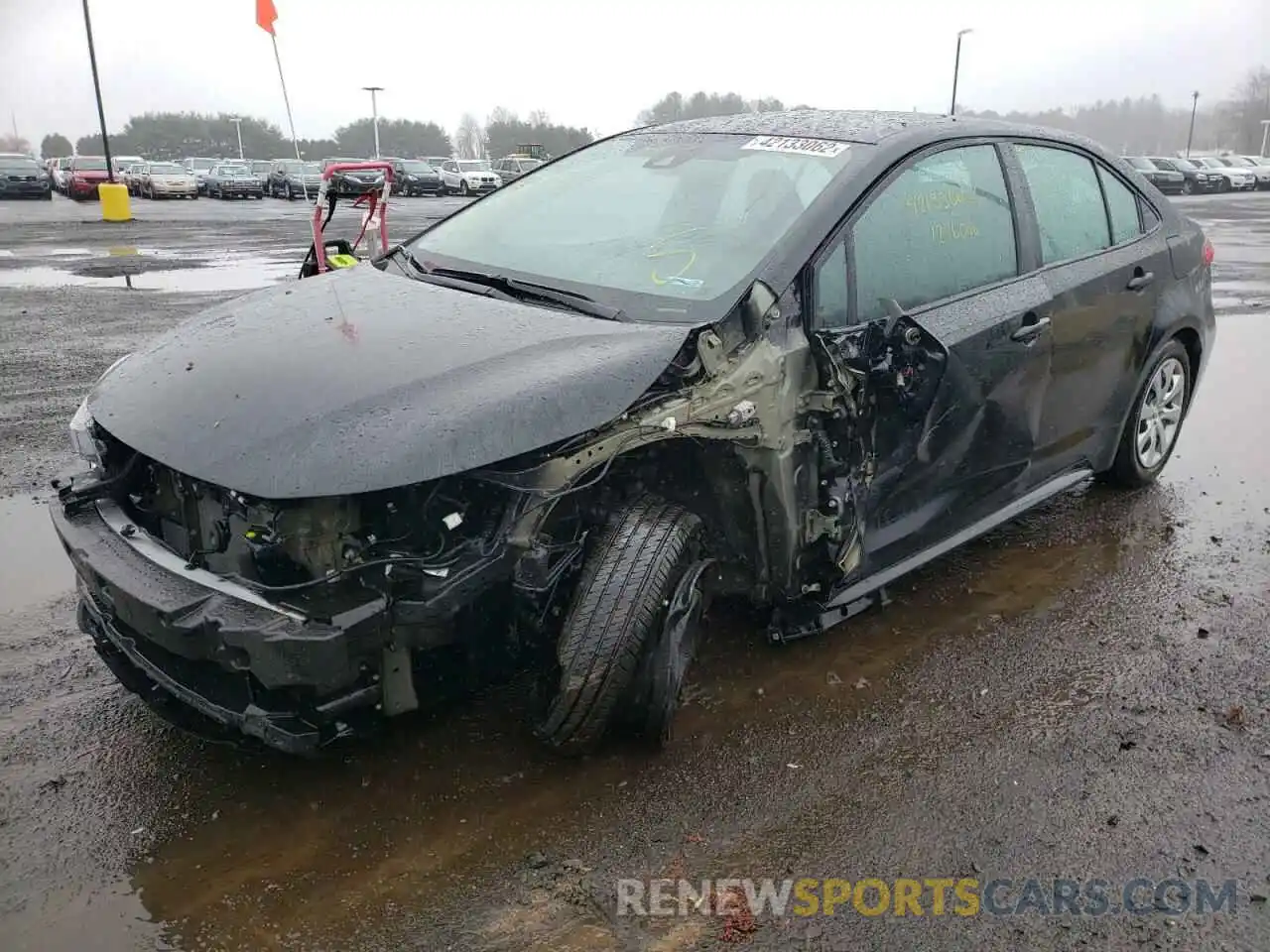 2 Photograph of a damaged car 5YFEPMAE9MP172235 TOYOTA COROLLA 2021