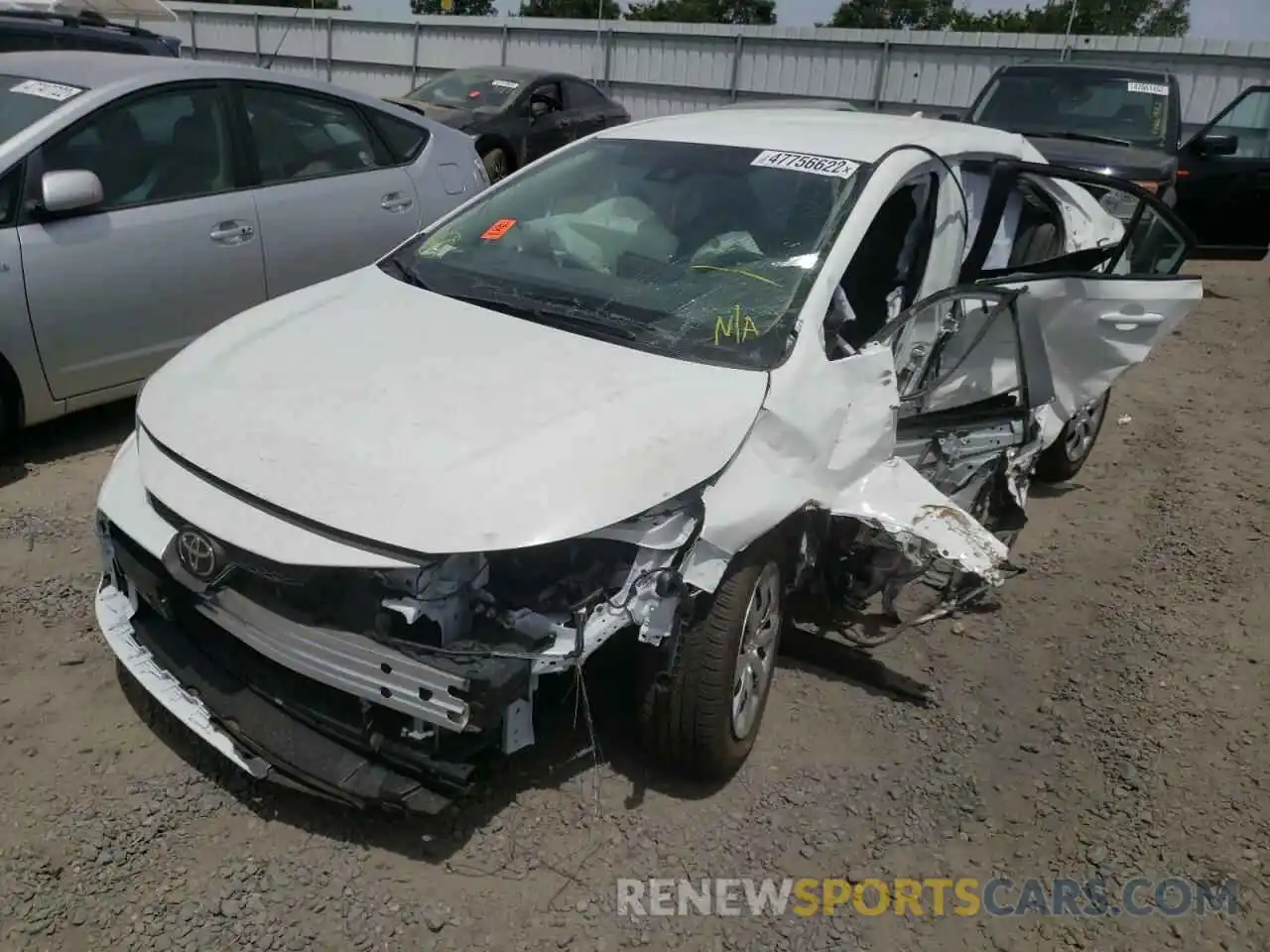 9 Photograph of a damaged car 5YFEPMAE9MP173062 TOYOTA COROLLA 2021