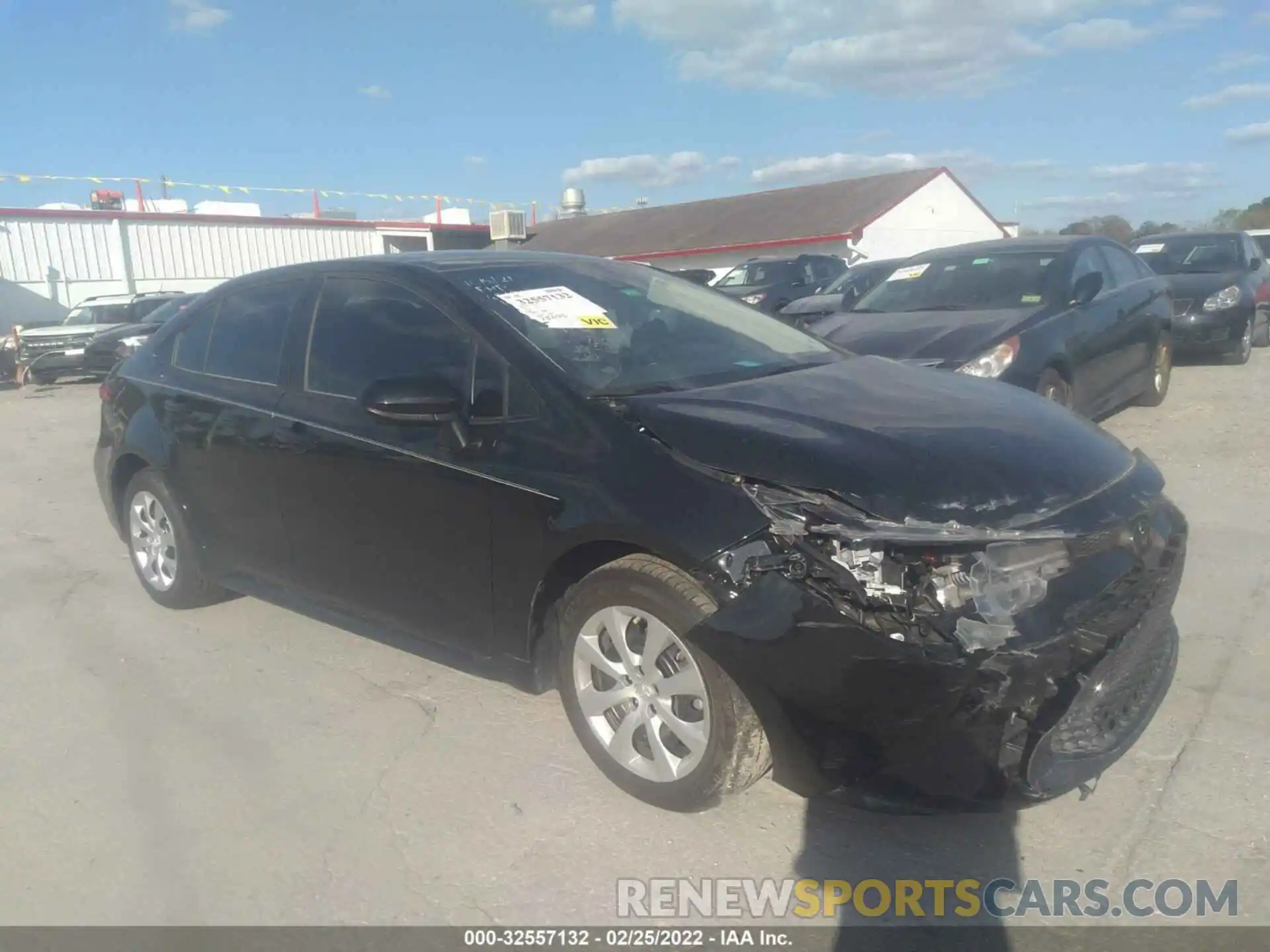 1 Photograph of a damaged car 5YFEPMAE9MP173126 TOYOTA COROLLA 2021