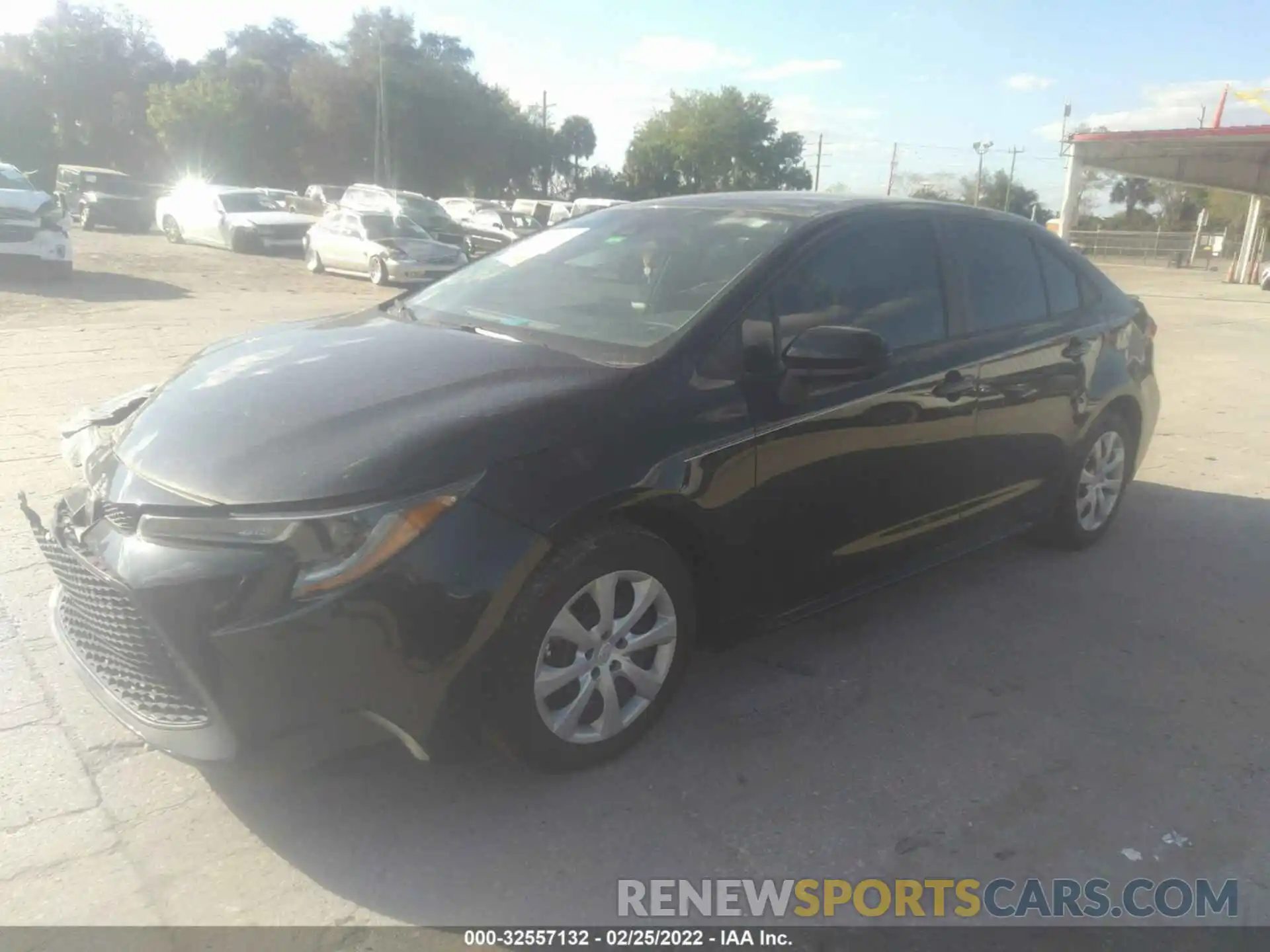 2 Photograph of a damaged car 5YFEPMAE9MP173126 TOYOTA COROLLA 2021