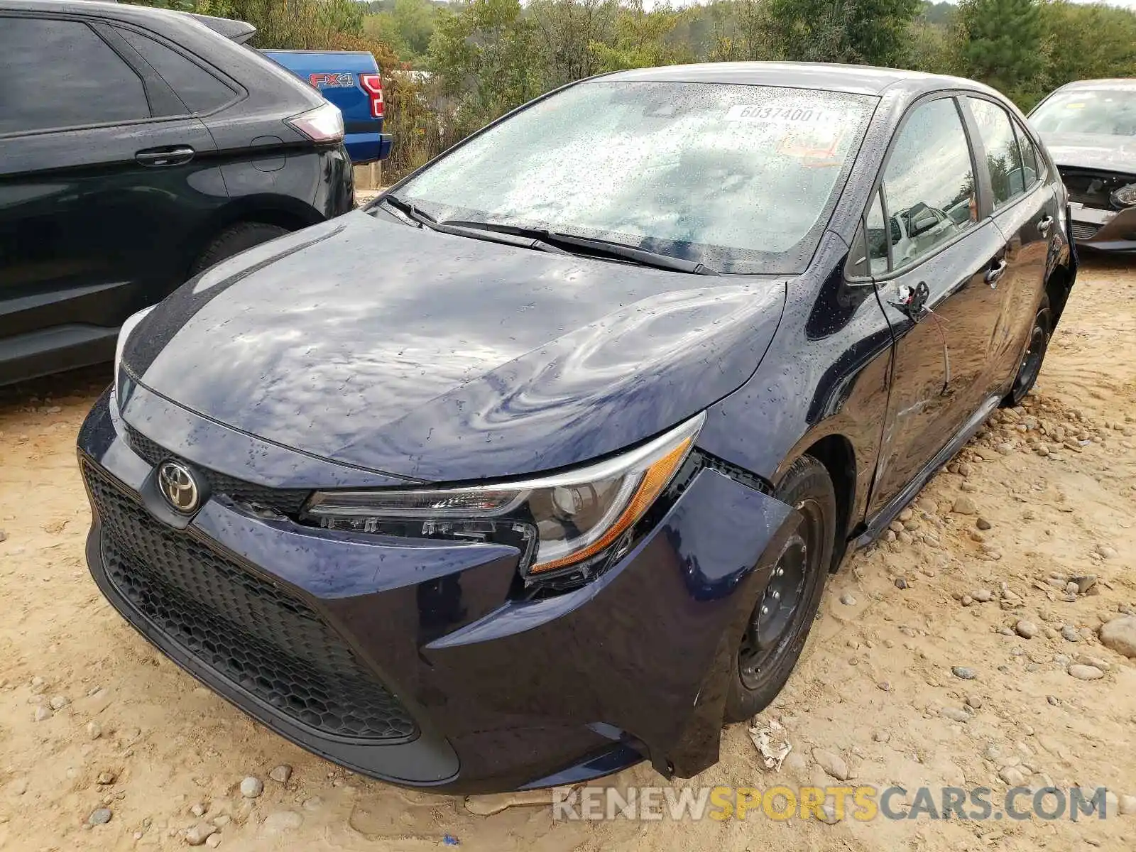 2 Photograph of a damaged car 5YFEPMAE9MP174521 TOYOTA COROLLA 2021