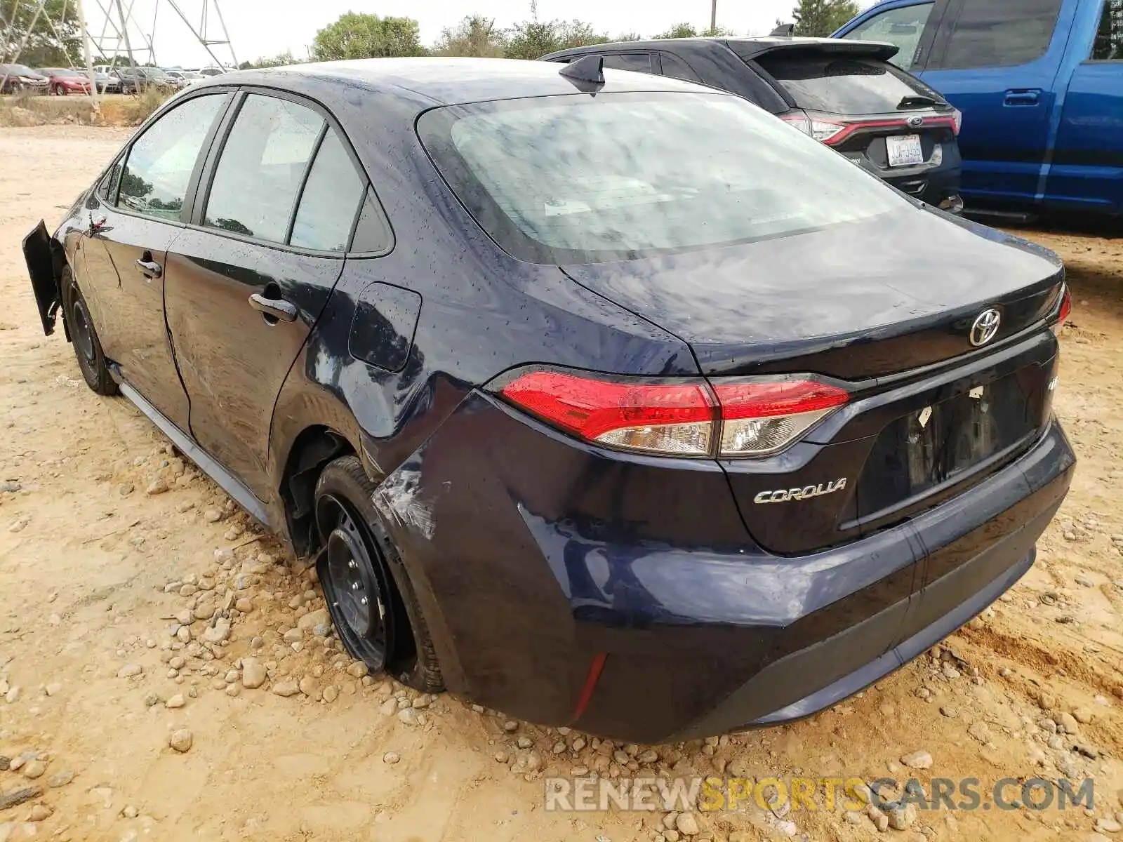 3 Photograph of a damaged car 5YFEPMAE9MP174521 TOYOTA COROLLA 2021