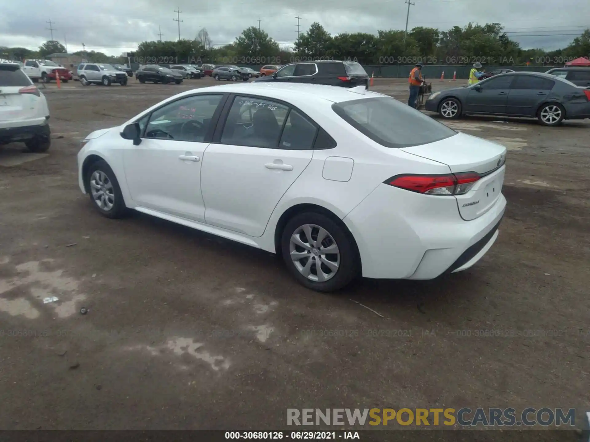 3 Photograph of a damaged car 5YFEPMAE9MP175314 TOYOTA COROLLA 2021