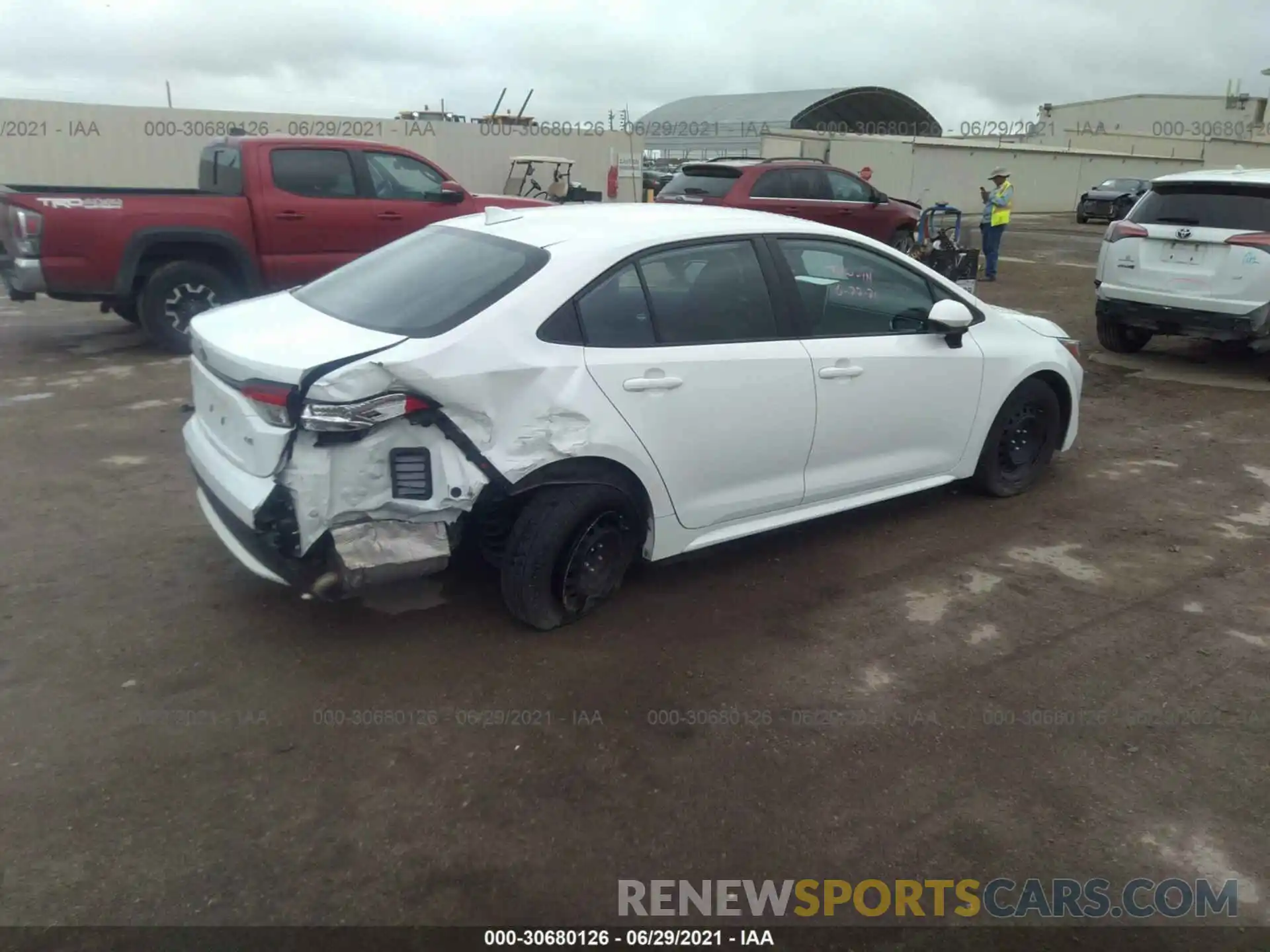 4 Photograph of a damaged car 5YFEPMAE9MP175314 TOYOTA COROLLA 2021