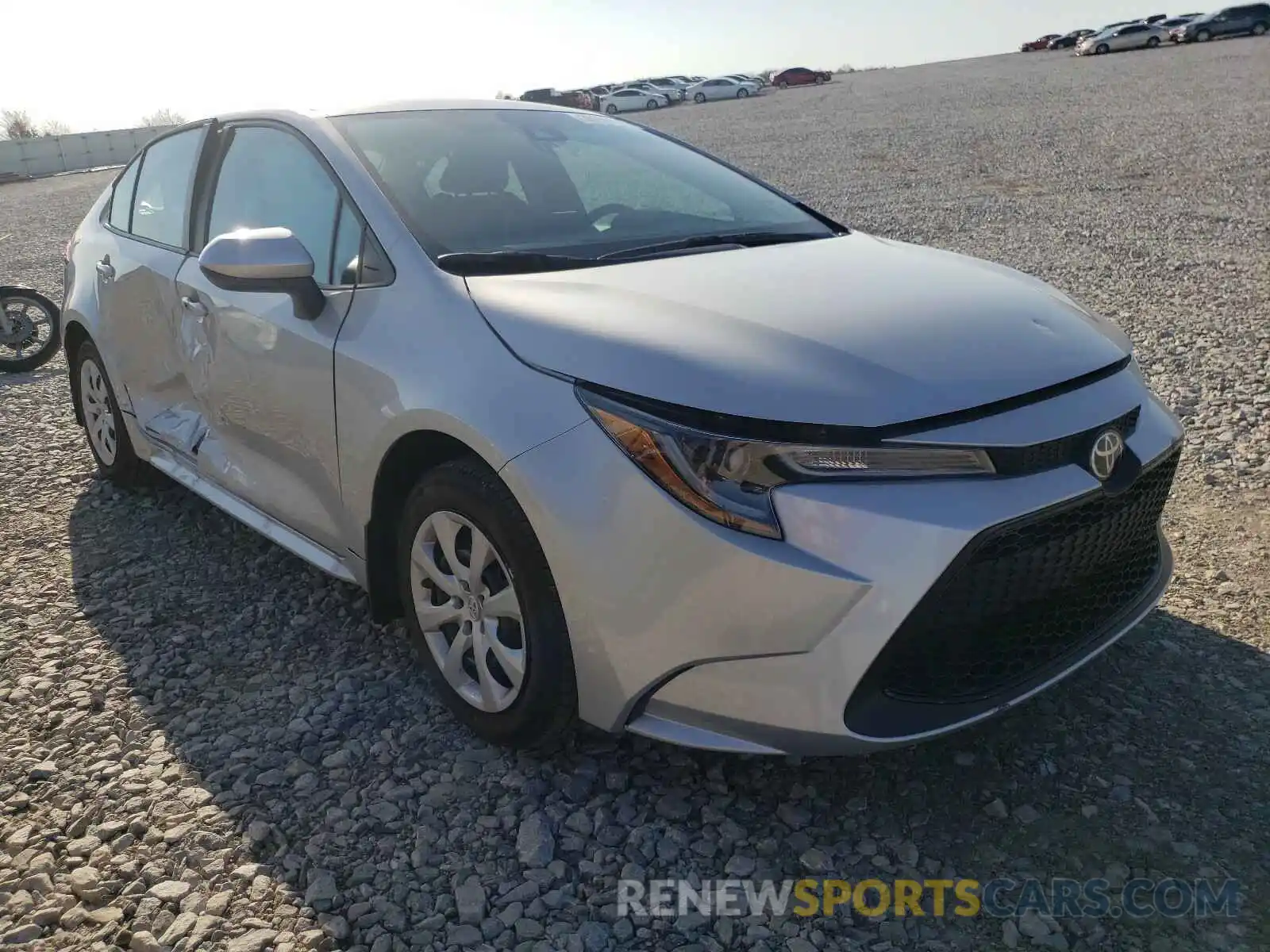 1 Photograph of a damaged car 5YFEPMAE9MP176401 TOYOTA COROLLA 2021