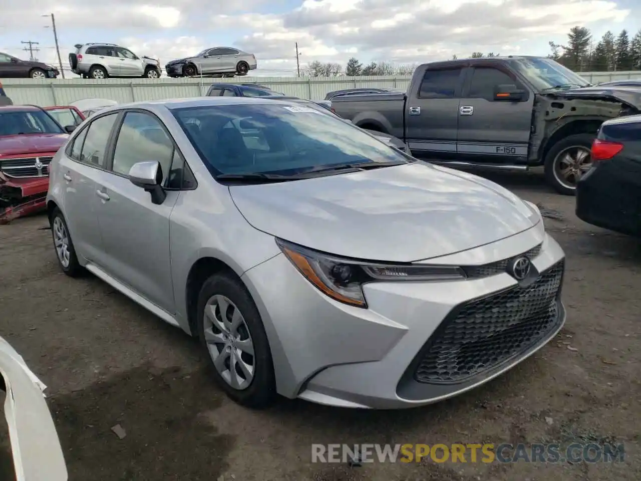 1 Photograph of a damaged car 5YFEPMAE9MP176849 TOYOTA COROLLA 2021