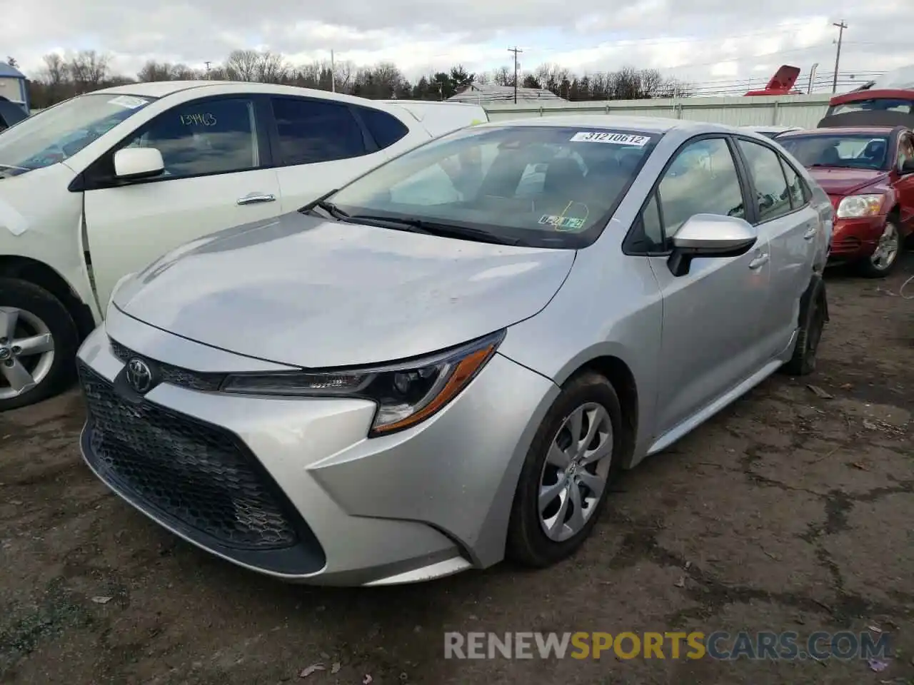 2 Photograph of a damaged car 5YFEPMAE9MP176849 TOYOTA COROLLA 2021