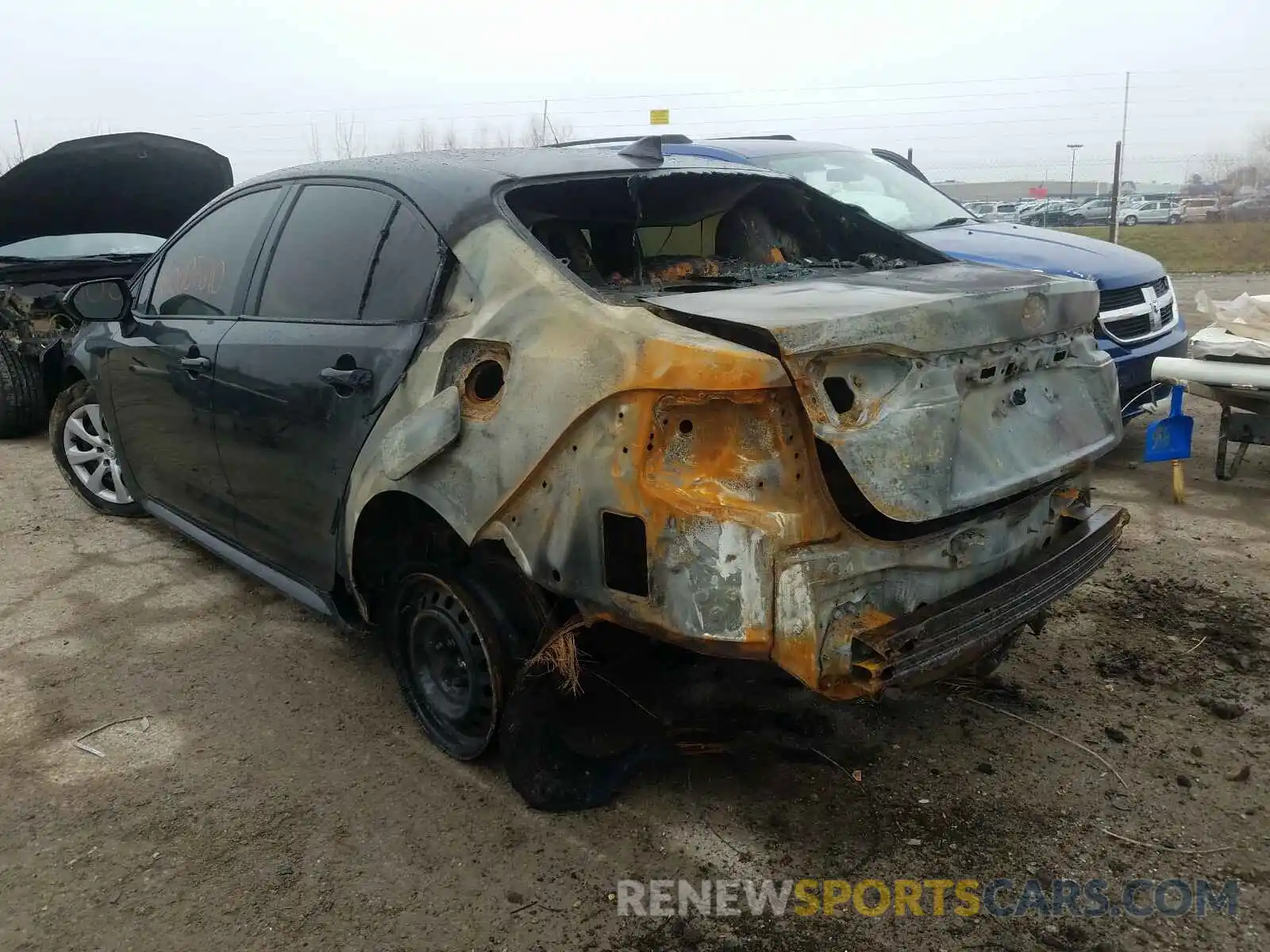 3 Photograph of a damaged car 5YFEPMAE9MP177208 TOYOTA COROLLA 2021