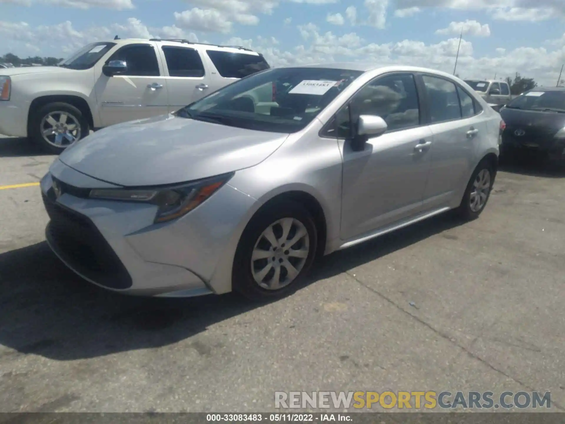 2 Photograph of a damaged car 5YFEPMAE9MP177368 TOYOTA COROLLA 2021