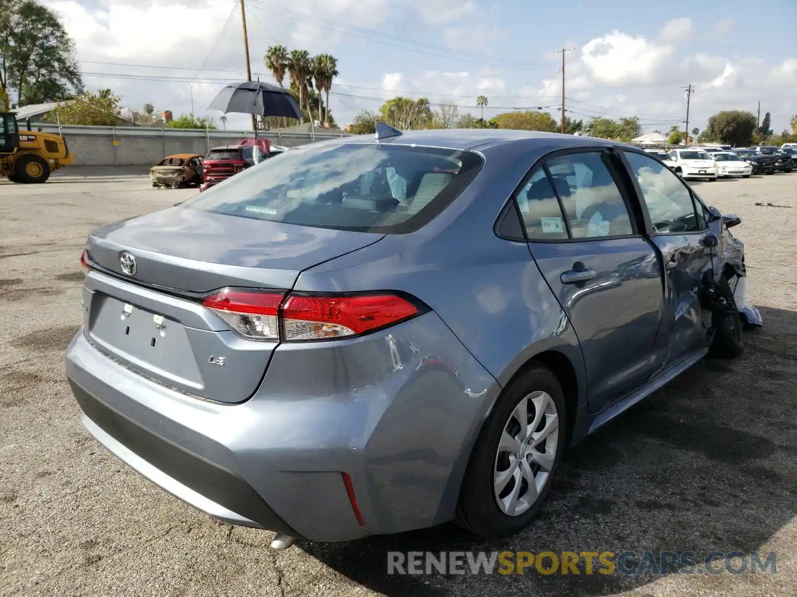 4 Photograph of a damaged car 5YFEPMAE9MP177497 TOYOTA COROLLA 2021