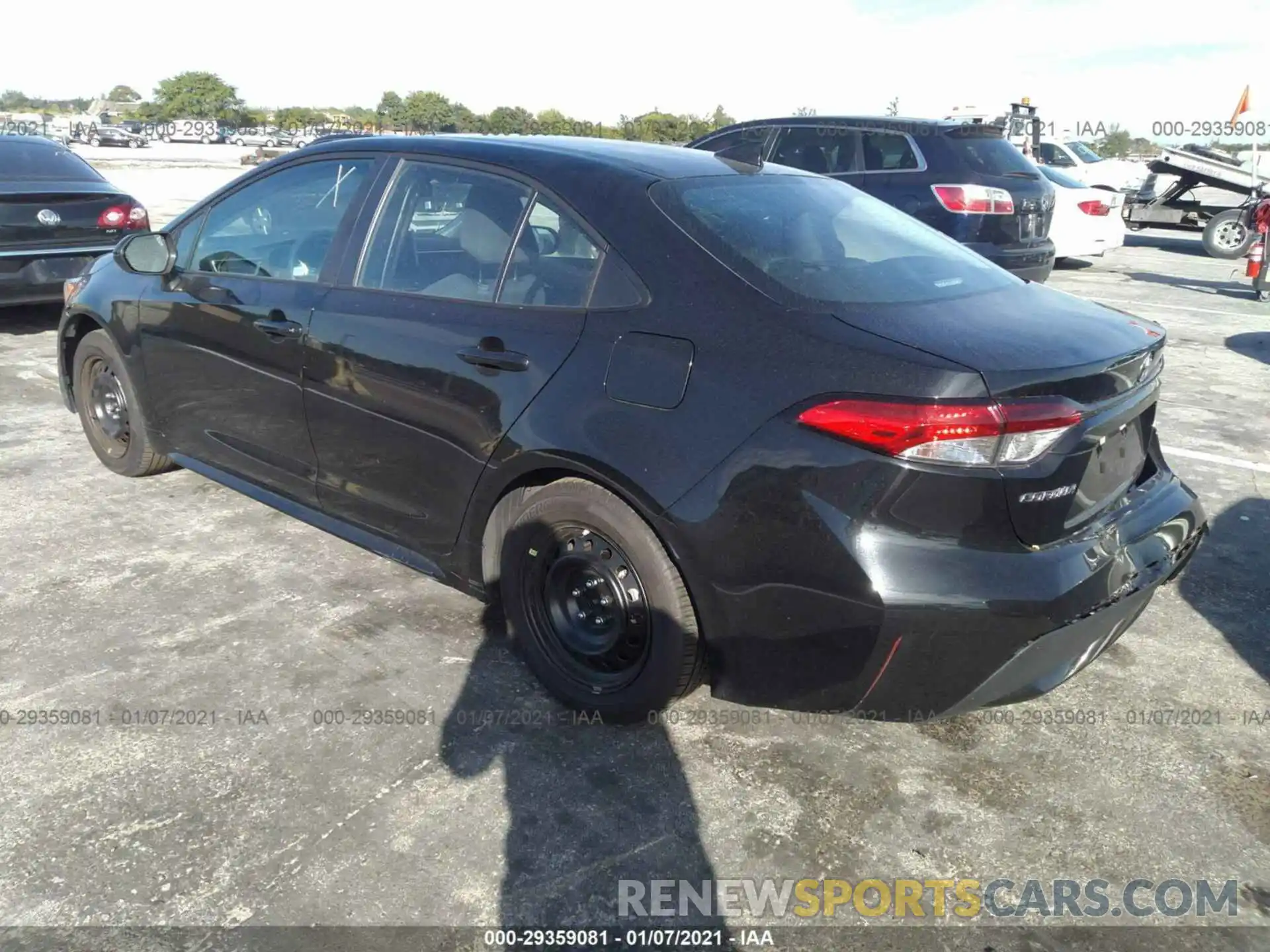 3 Photograph of a damaged car 5YFEPMAE9MP177936 TOYOTA COROLLA 2021