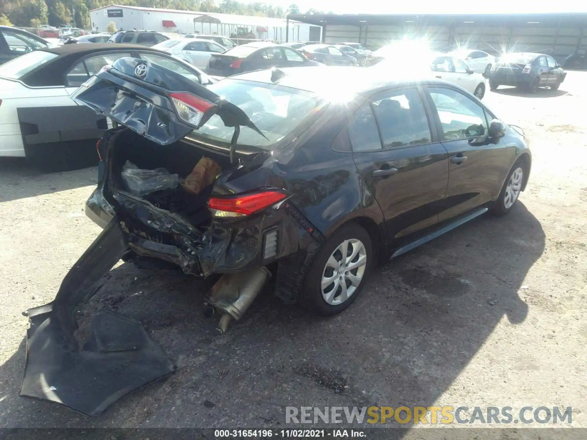 4 Photograph of a damaged car 5YFEPMAE9MP178519 TOYOTA COROLLA 2021