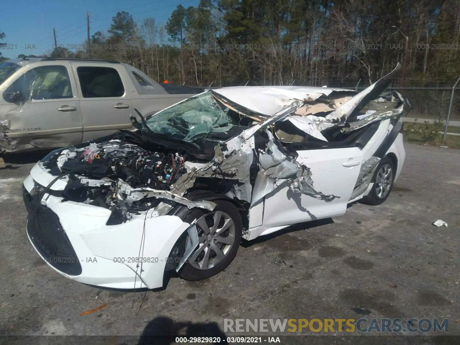 6 Photograph of a damaged car 5YFEPMAE9MP179315 TOYOTA COROLLA 2021