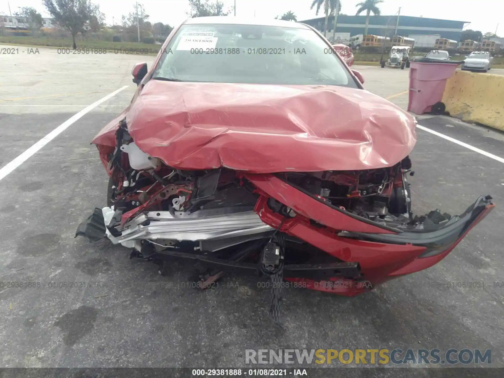 6 Photograph of a damaged car 5YFEPMAE9MP179640 TOYOTA COROLLA 2021