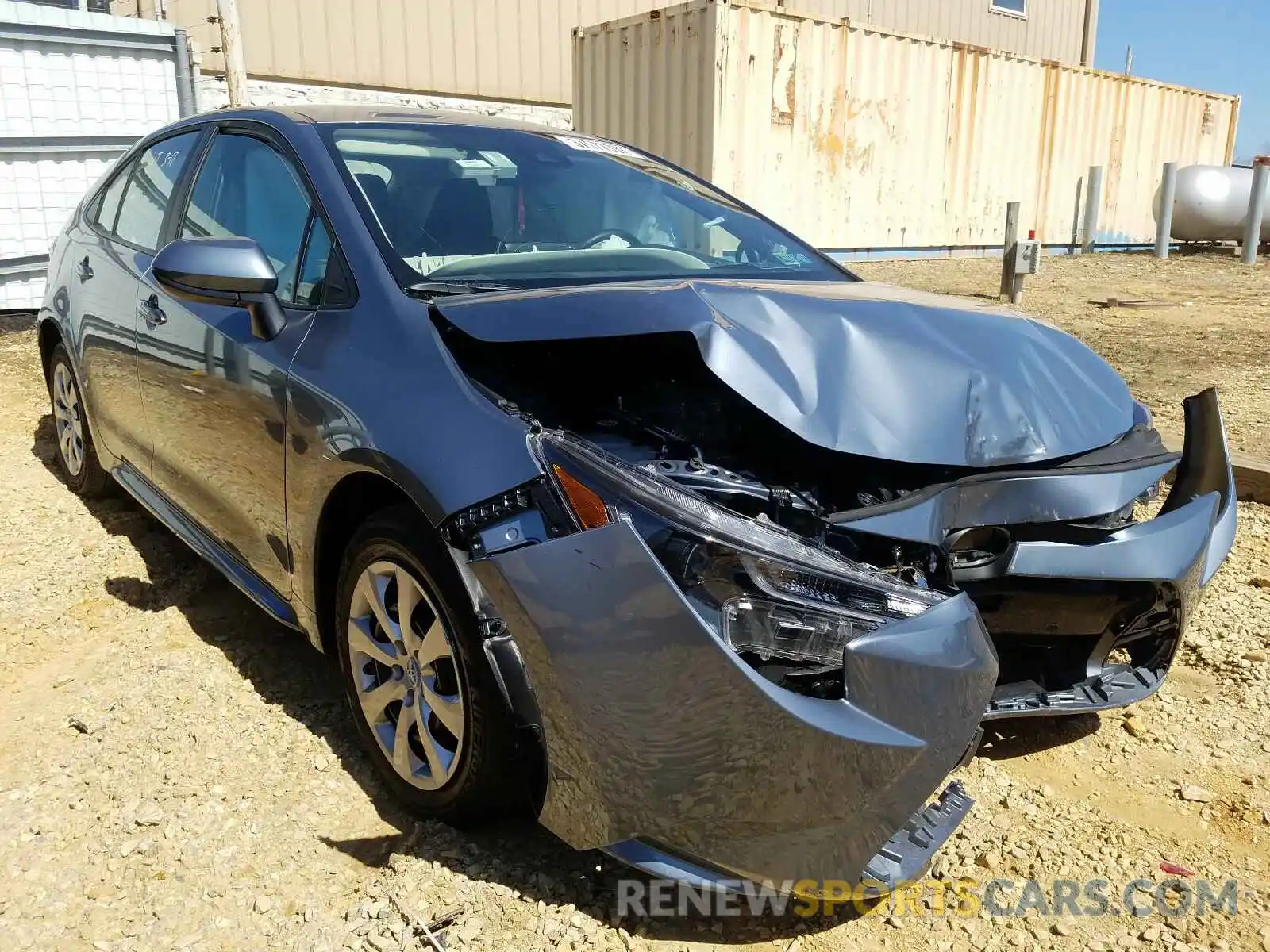 1 Photograph of a damaged car 5YFEPMAE9MP180447 TOYOTA COROLLA 2021