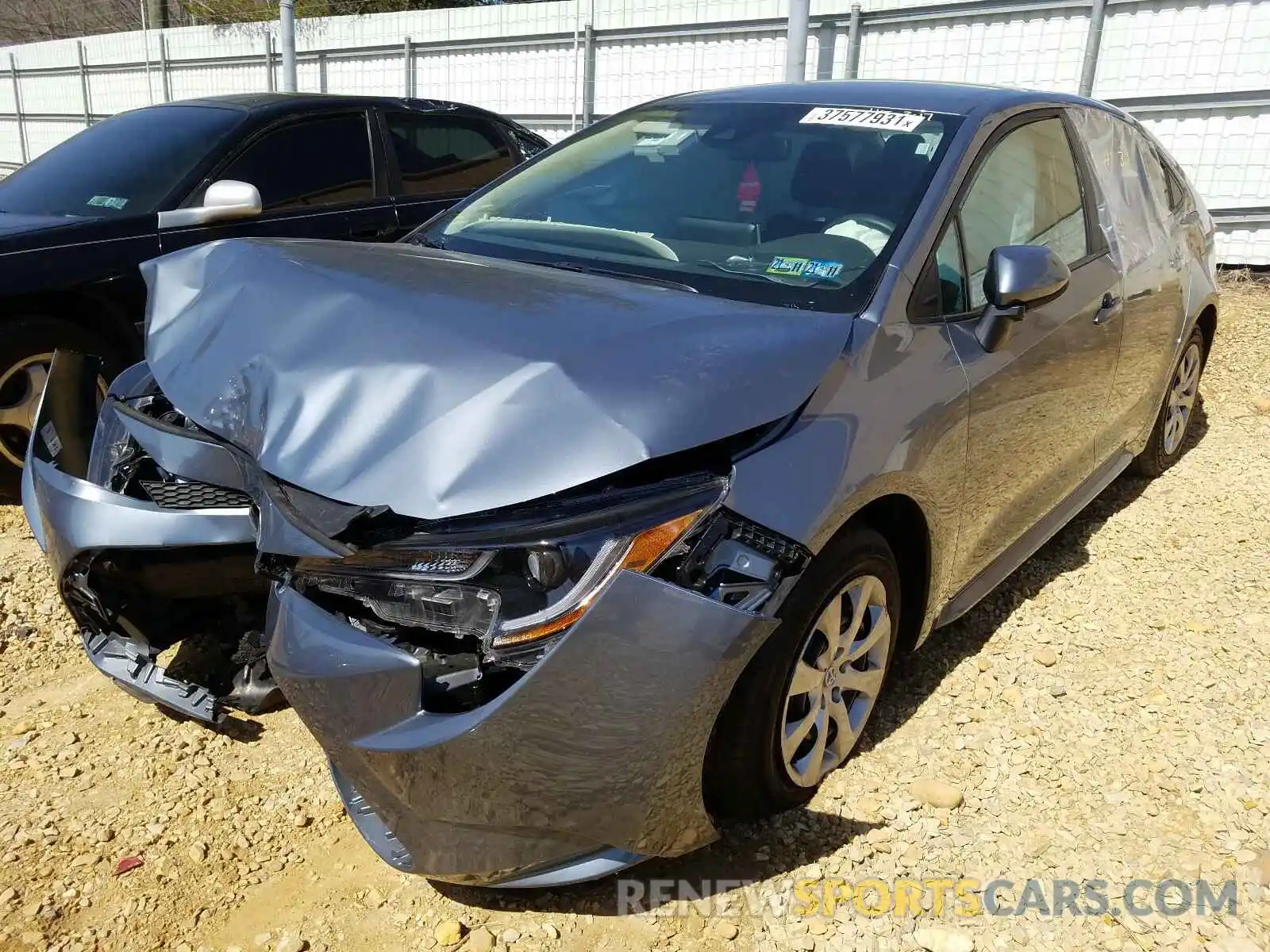 2 Photograph of a damaged car 5YFEPMAE9MP180447 TOYOTA COROLLA 2021