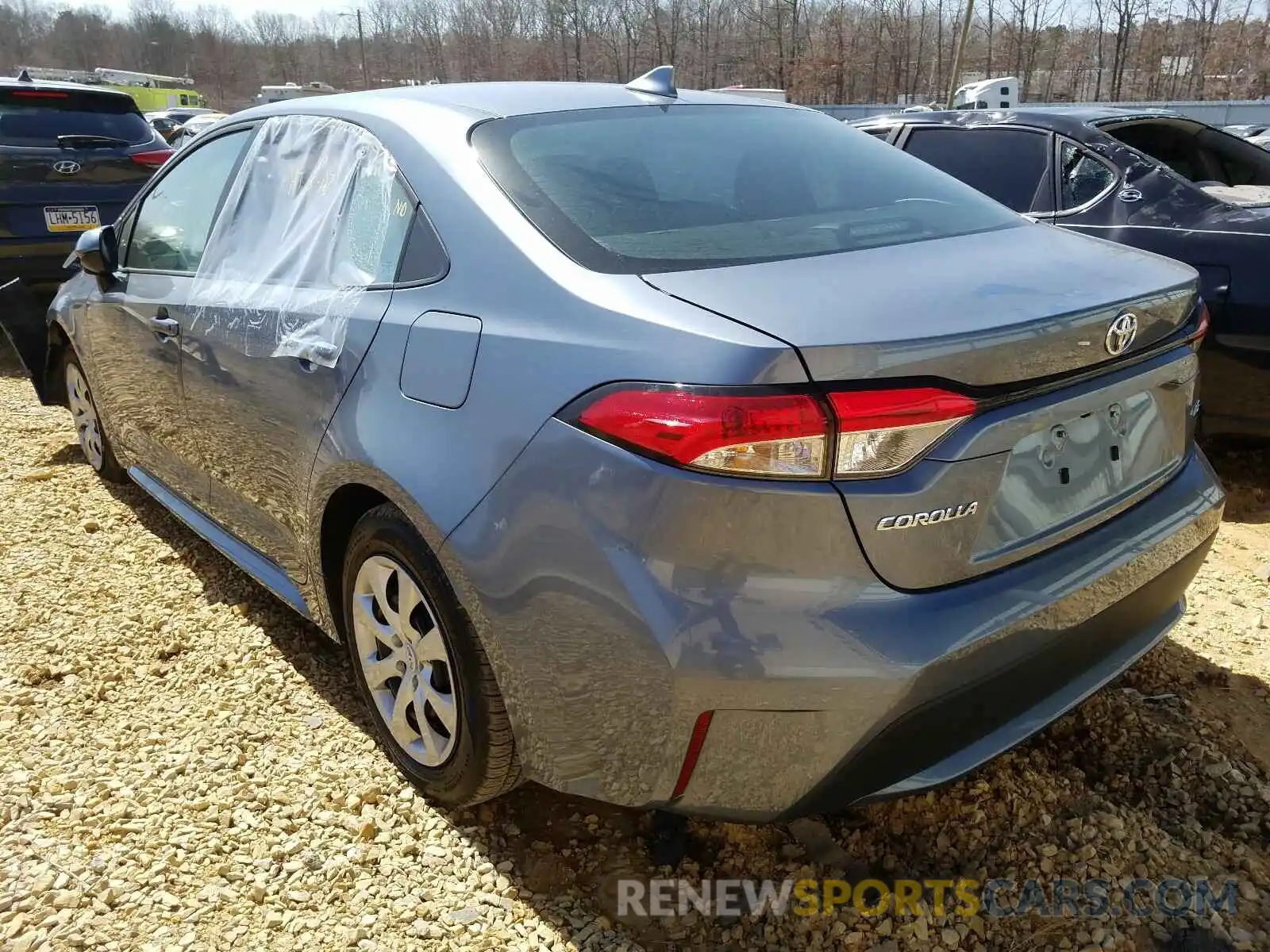 3 Photograph of a damaged car 5YFEPMAE9MP180447 TOYOTA COROLLA 2021