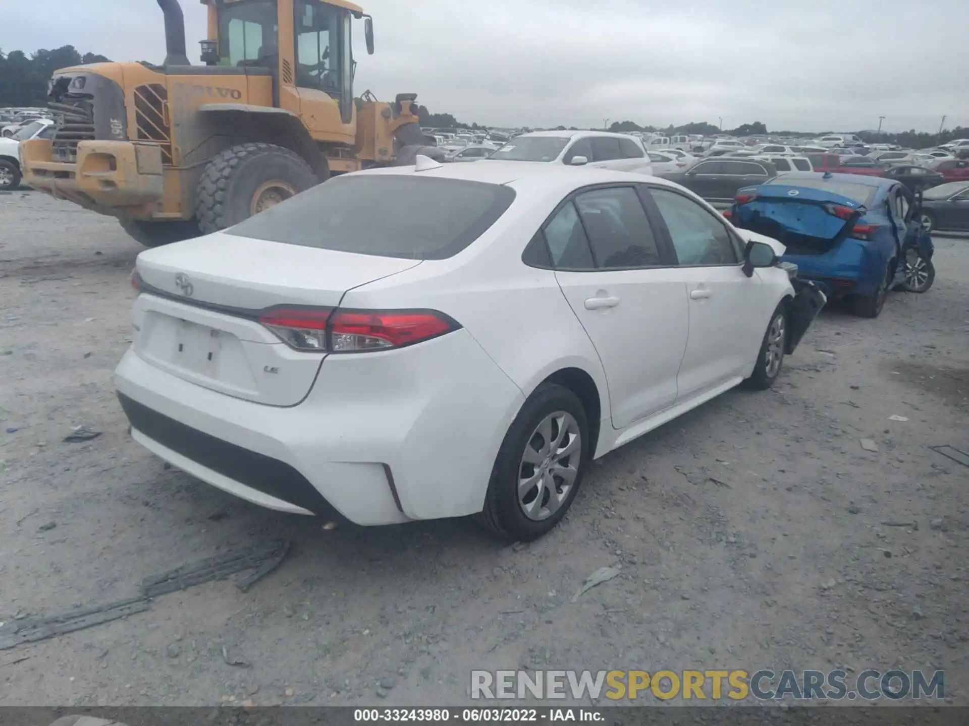 4 Photograph of a damaged car 5YFEPMAE9MP181744 TOYOTA COROLLA 2021