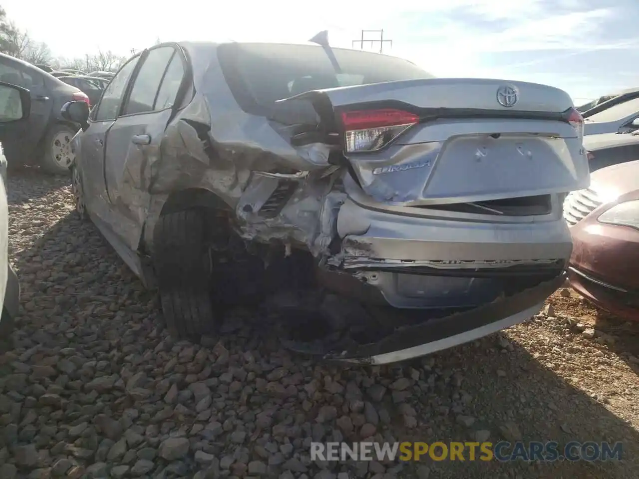 10 Photograph of a damaged car 5YFEPMAE9MP182098 TOYOTA COROLLA 2021