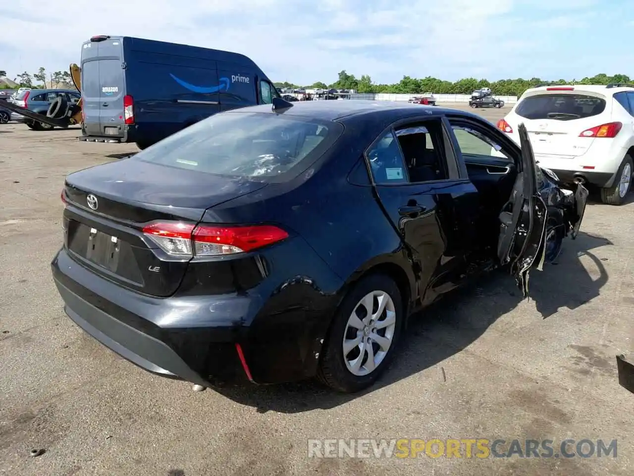 4 Photograph of a damaged car 5YFEPMAE9MP182361 TOYOTA COROLLA 2021