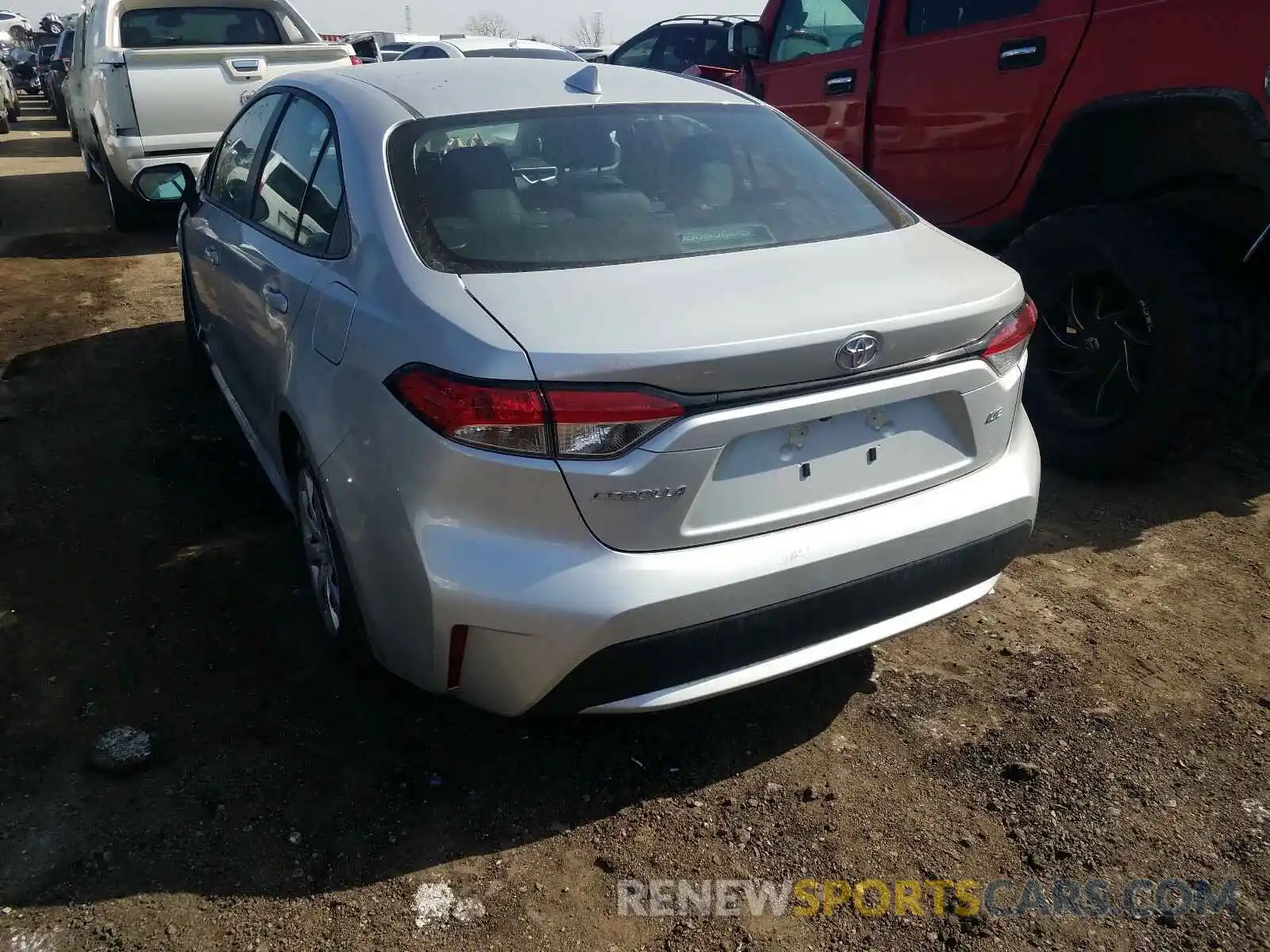 3 Photograph of a damaged car 5YFEPMAE9MP182652 TOYOTA COROLLA 2021