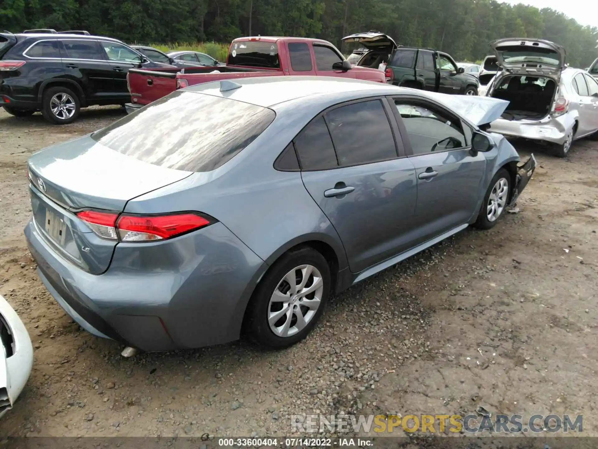 4 Photograph of a damaged car 5YFEPMAE9MP183011 TOYOTA COROLLA 2021