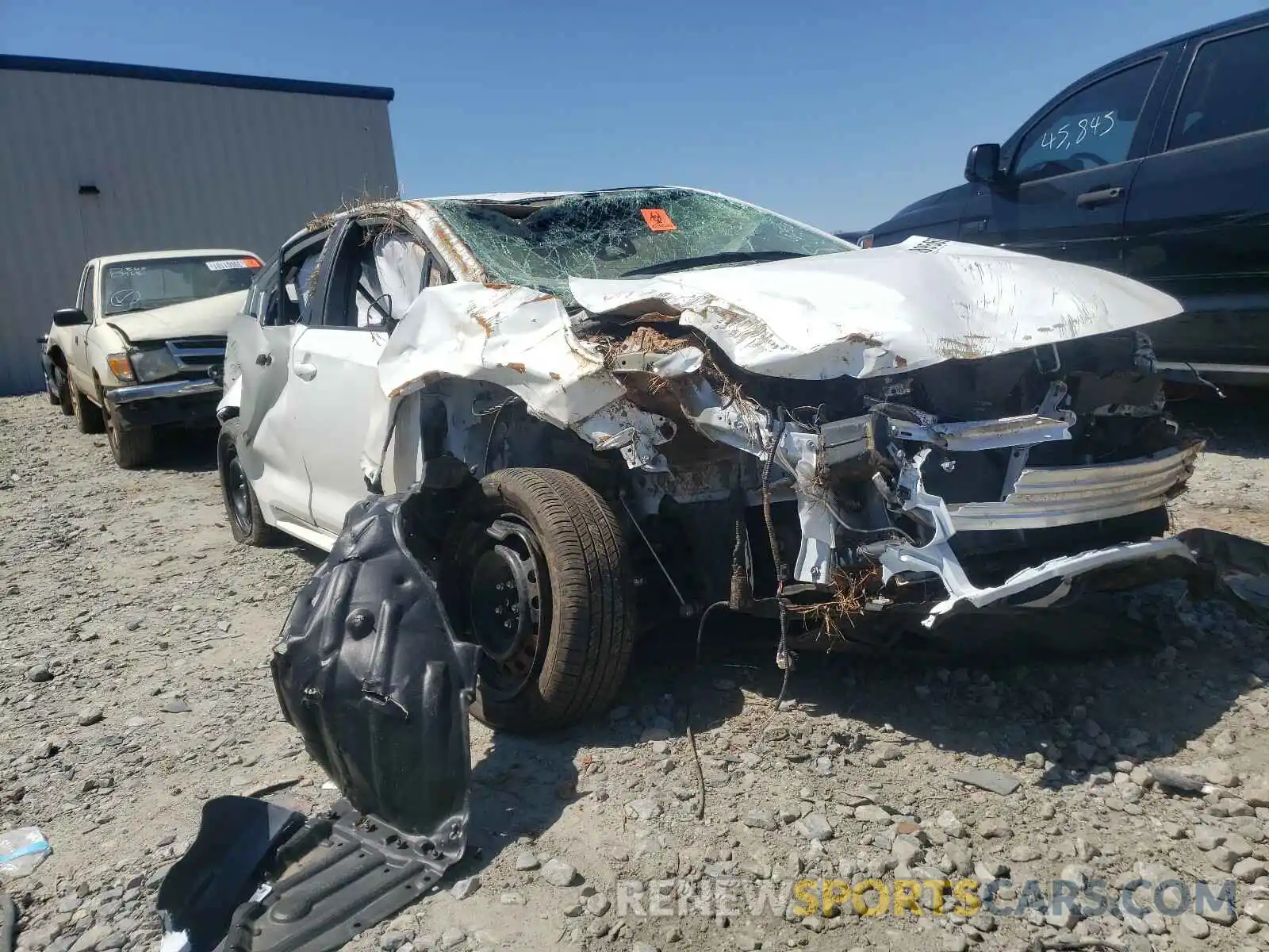 1 Photograph of a damaged car 5YFEPMAE9MP183736 TOYOTA COROLLA 2021