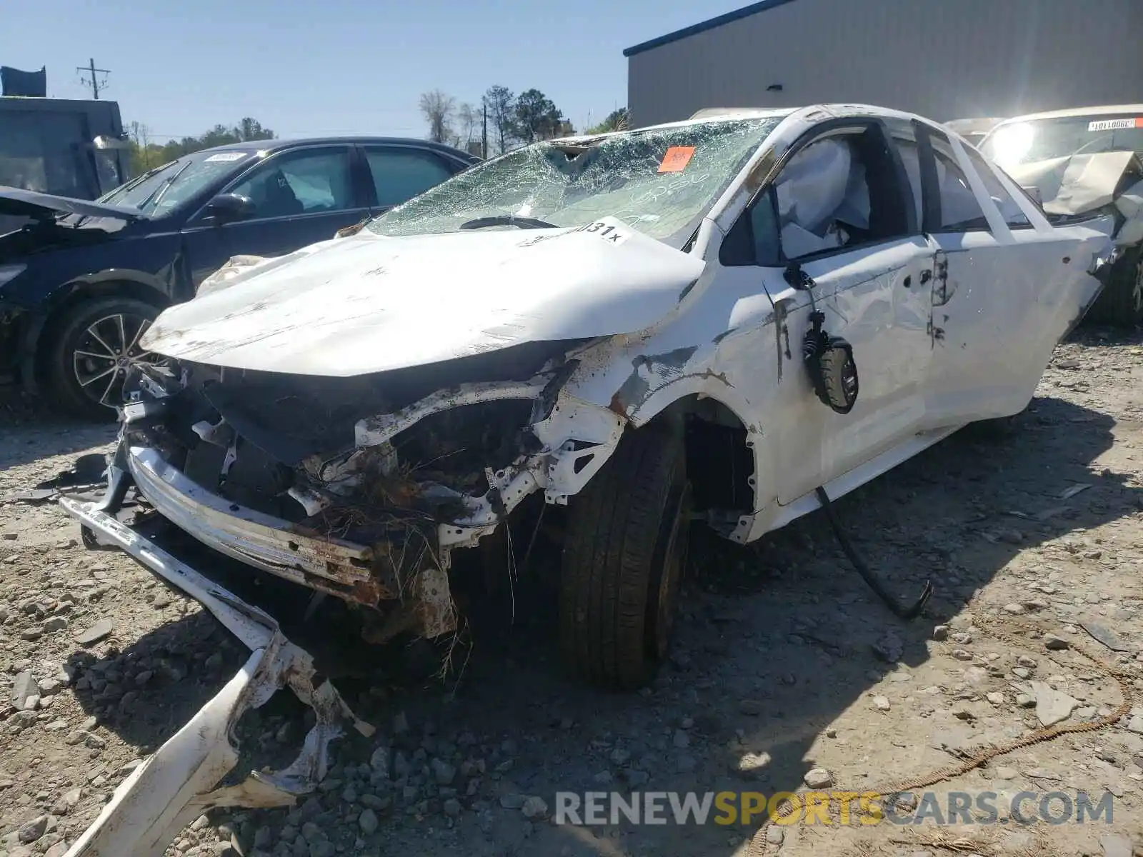 2 Photograph of a damaged car 5YFEPMAE9MP183736 TOYOTA COROLLA 2021