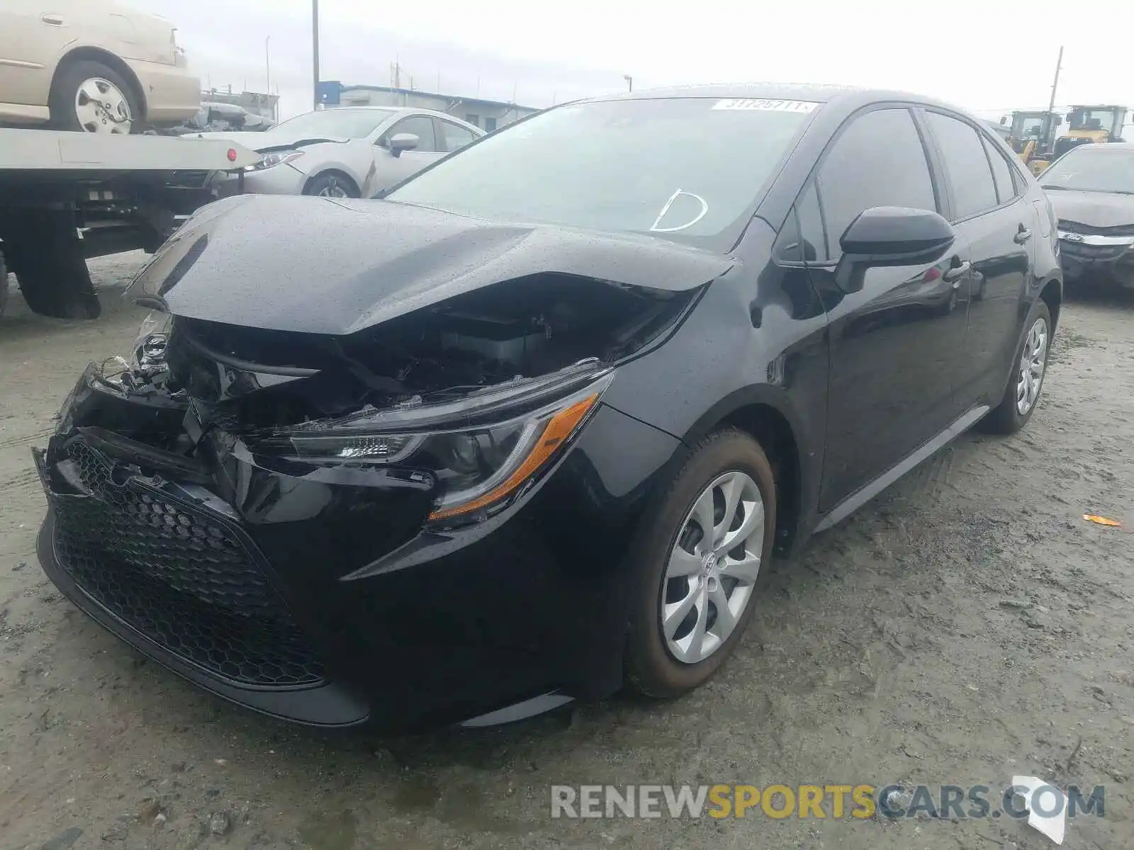 2 Photograph of a damaged car 5YFEPMAE9MP184126 TOYOTA COROLLA 2021