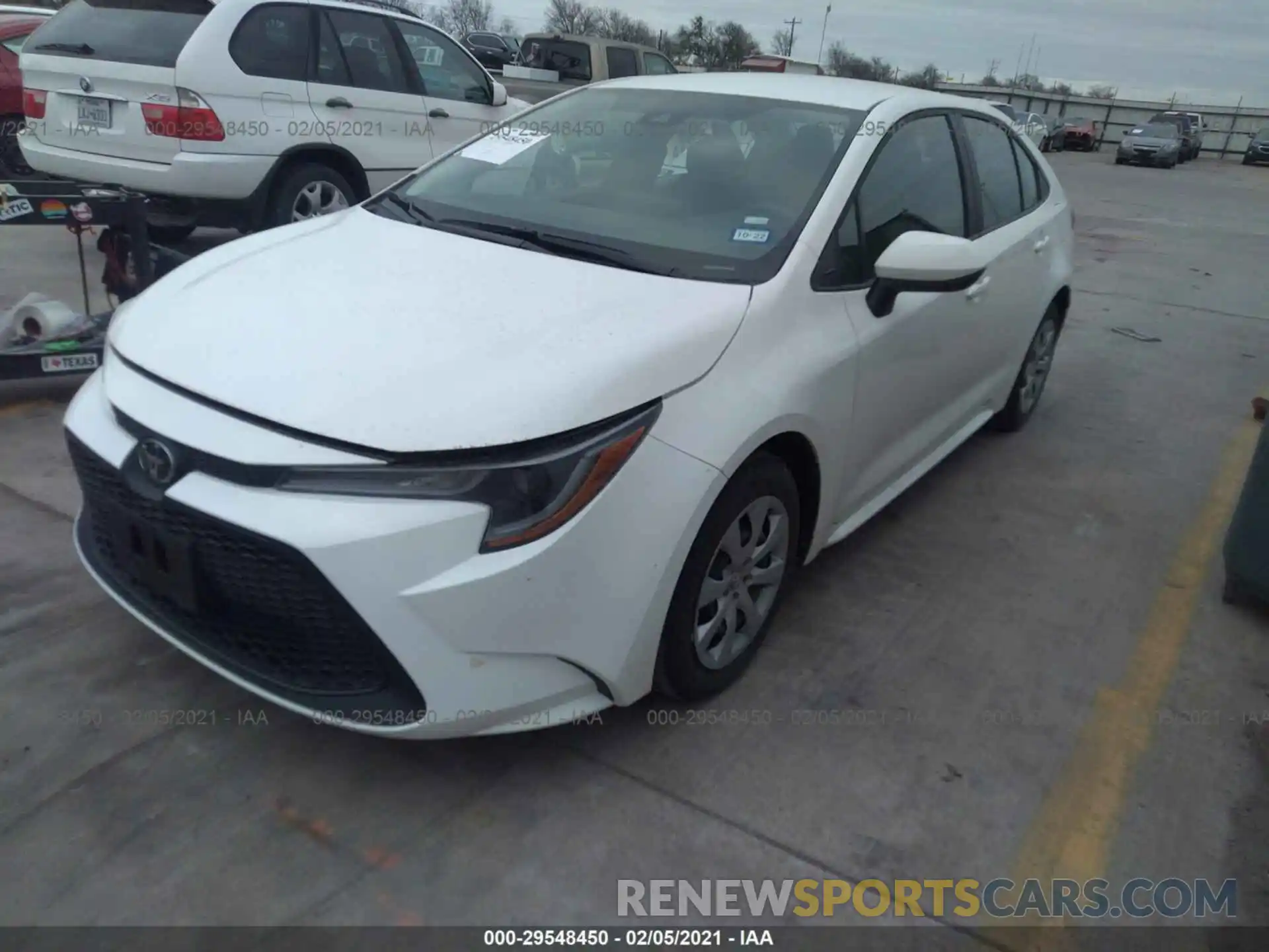 2 Photograph of a damaged car 5YFEPMAE9MP184255 TOYOTA COROLLA 2021