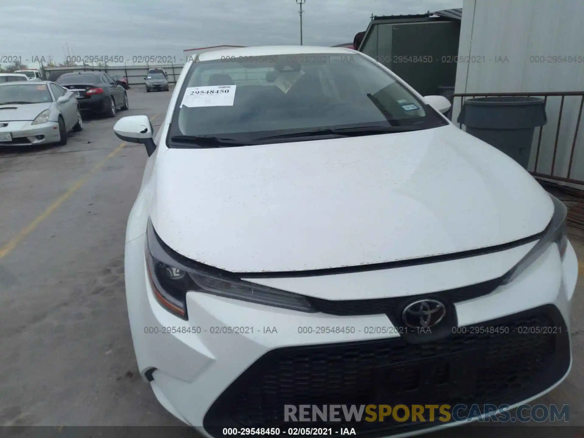 6 Photograph of a damaged car 5YFEPMAE9MP184255 TOYOTA COROLLA 2021