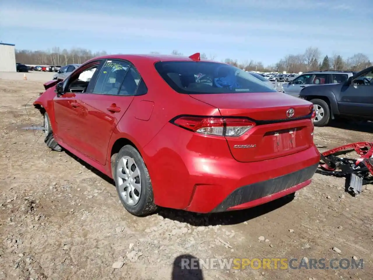 3 Photograph of a damaged car 5YFEPMAE9MP184899 TOYOTA COROLLA 2021