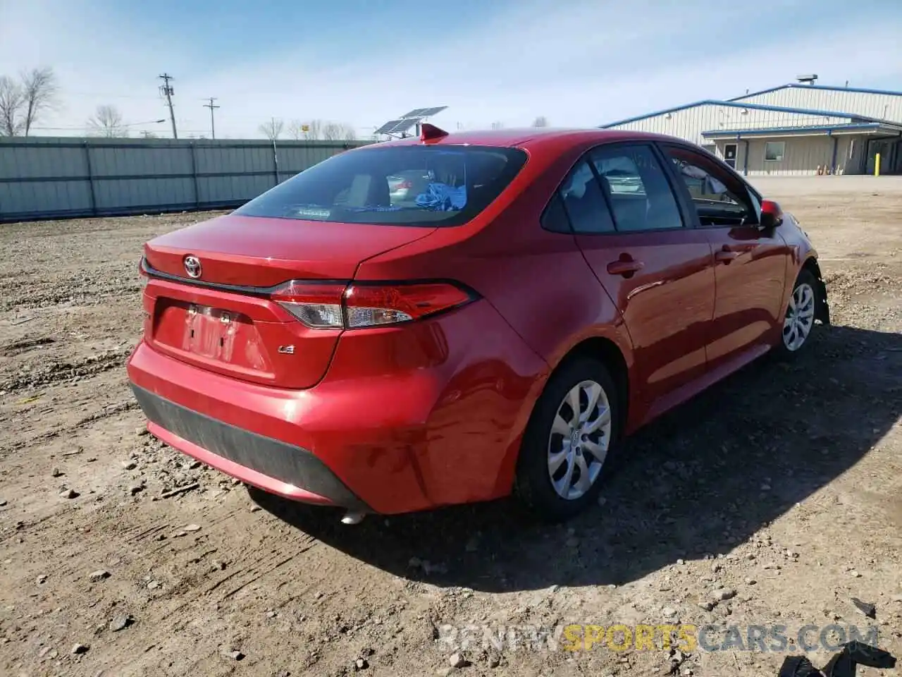 4 Photograph of a damaged car 5YFEPMAE9MP184899 TOYOTA COROLLA 2021