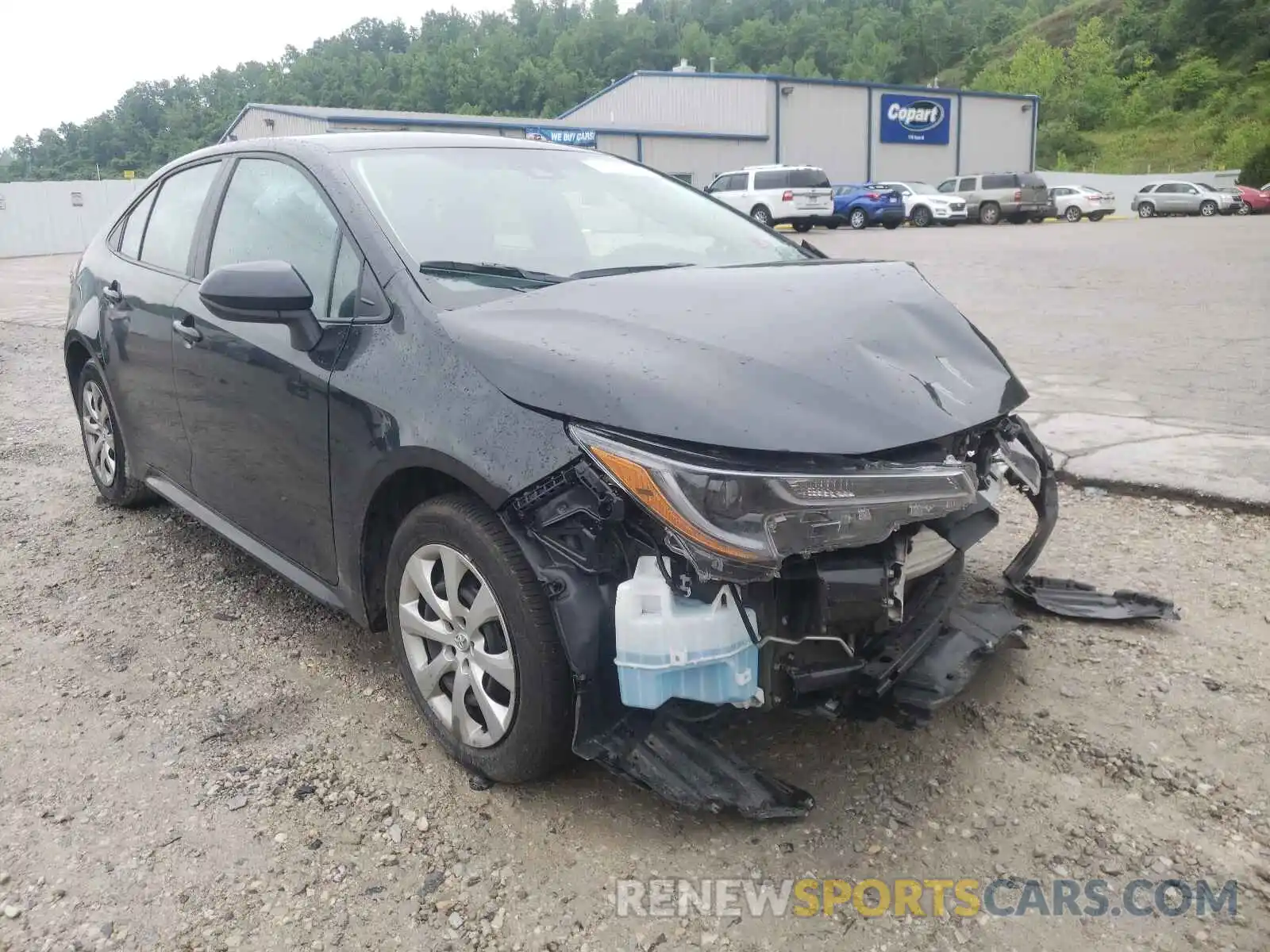 1 Photograph of a damaged car 5YFEPMAE9MP184918 TOYOTA COROLLA 2021