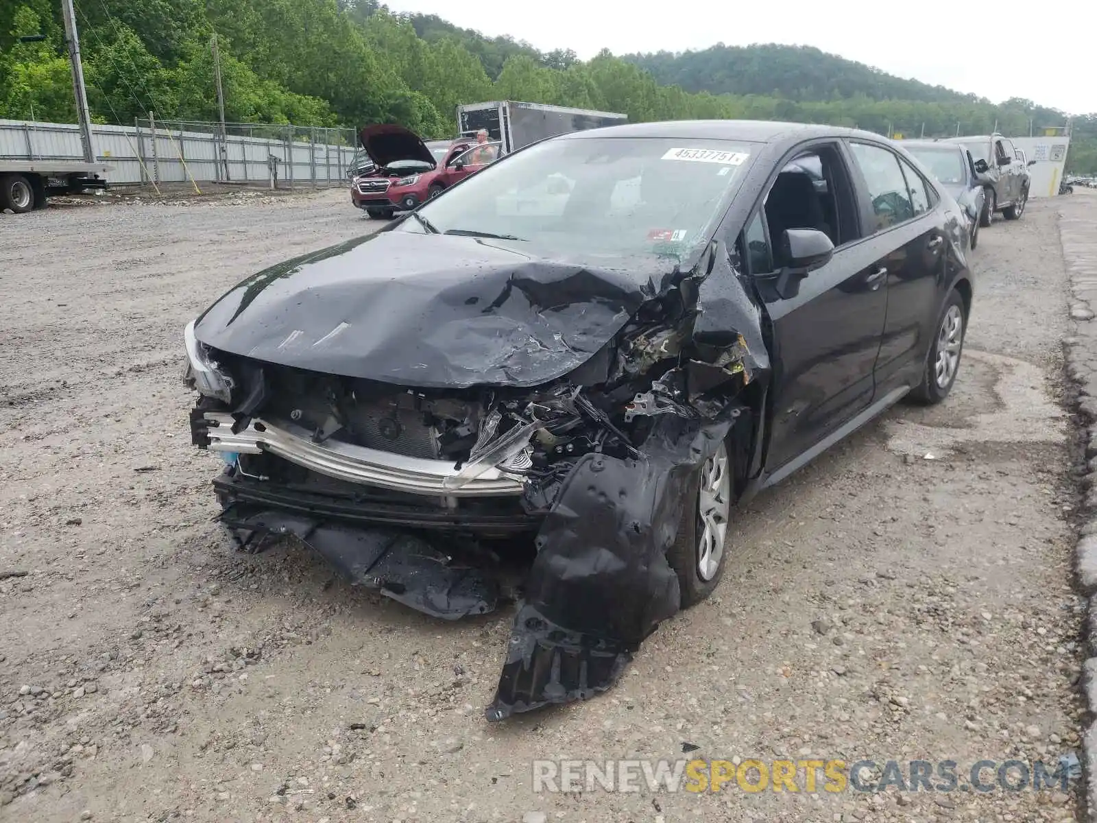 2 Photograph of a damaged car 5YFEPMAE9MP184918 TOYOTA COROLLA 2021